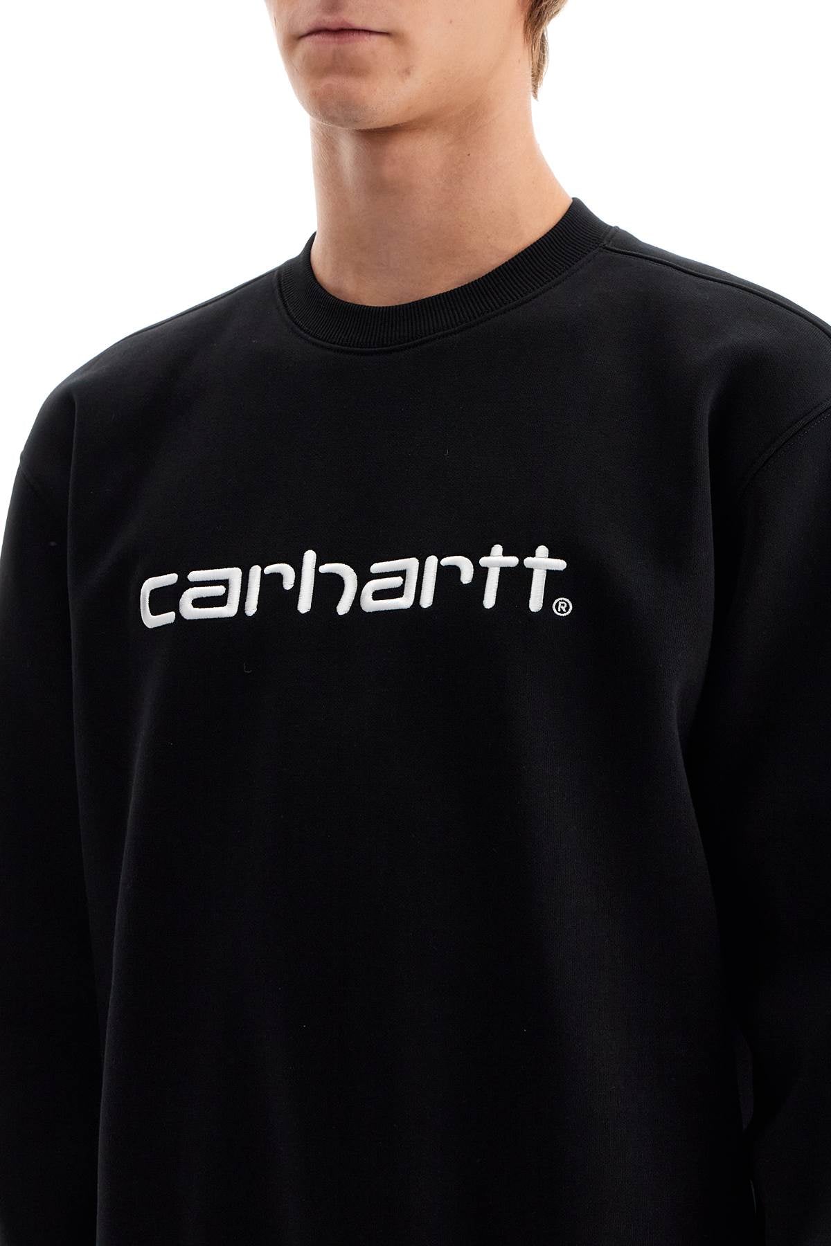 Carhartt WIP Embroidered Logo Crewneck Sweatshirt image 3