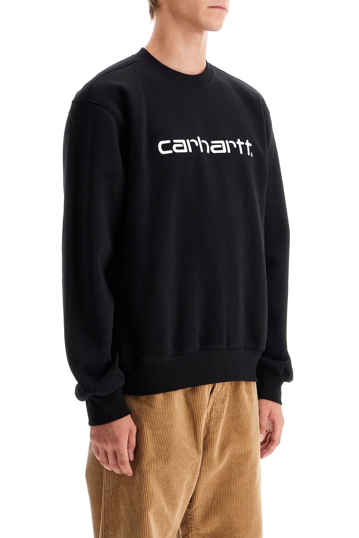 Carhartt WIP Embroidered Logo Crewneck Sweatshirt image 1