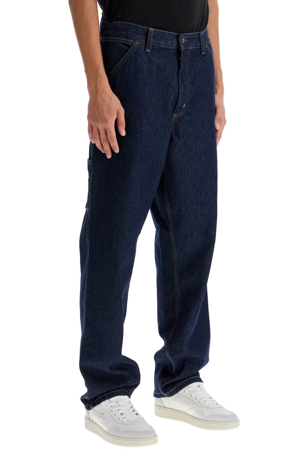 Carhartt WIP Men's Single Knee Jeans: Relaxed Straight Fit image 1