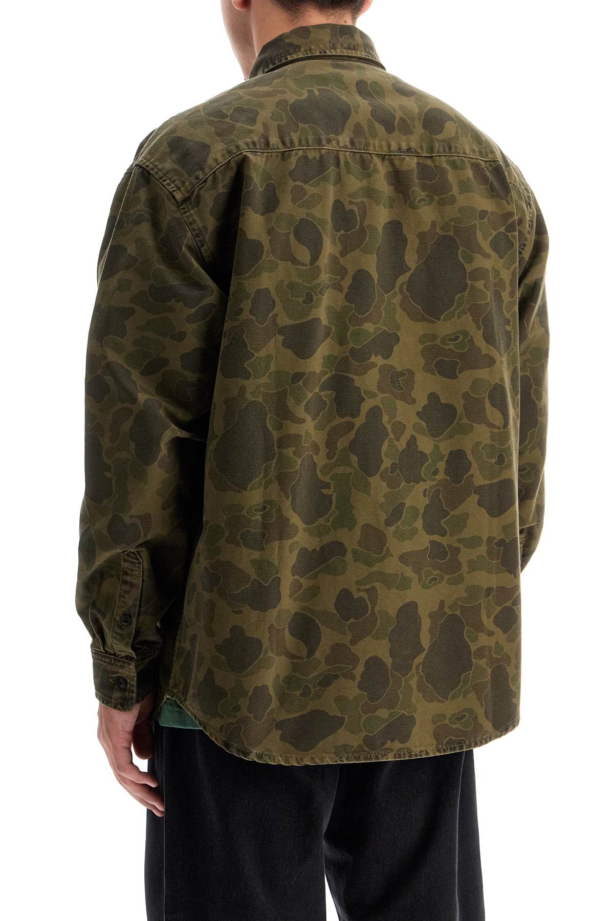 Carhartt WIP Canvas Duck Overshirt with Camouflage Print image 2