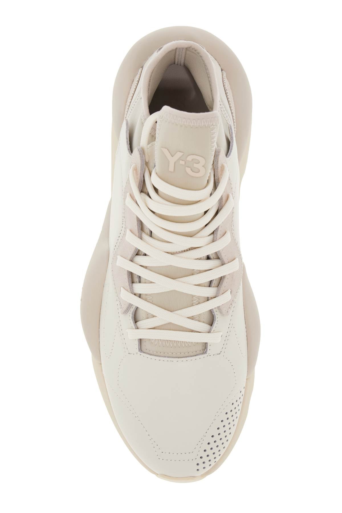 Y-3 Kaiwa Two-Tone Leather Sneakers image 1