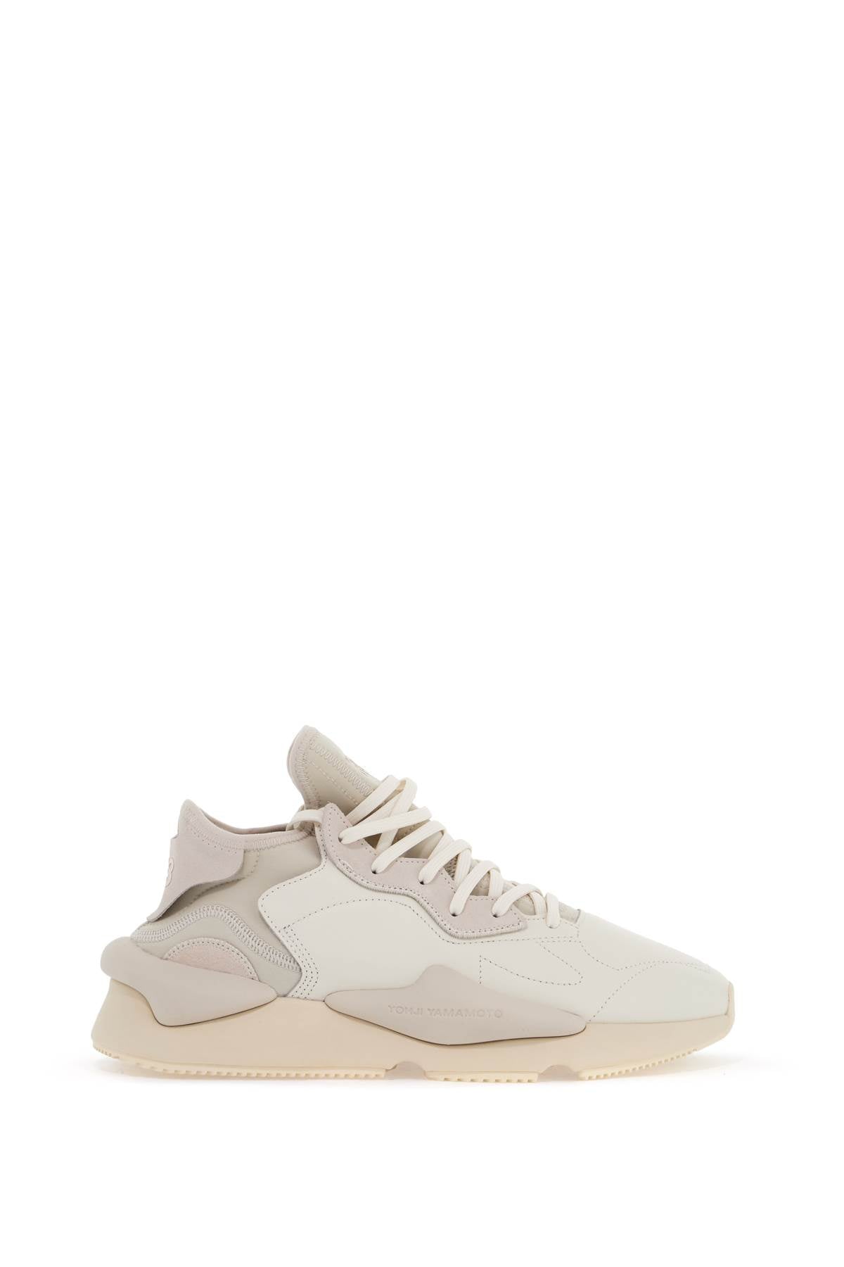 Y-3 Kaiwa Two-Tone Leather Sneakers image 0