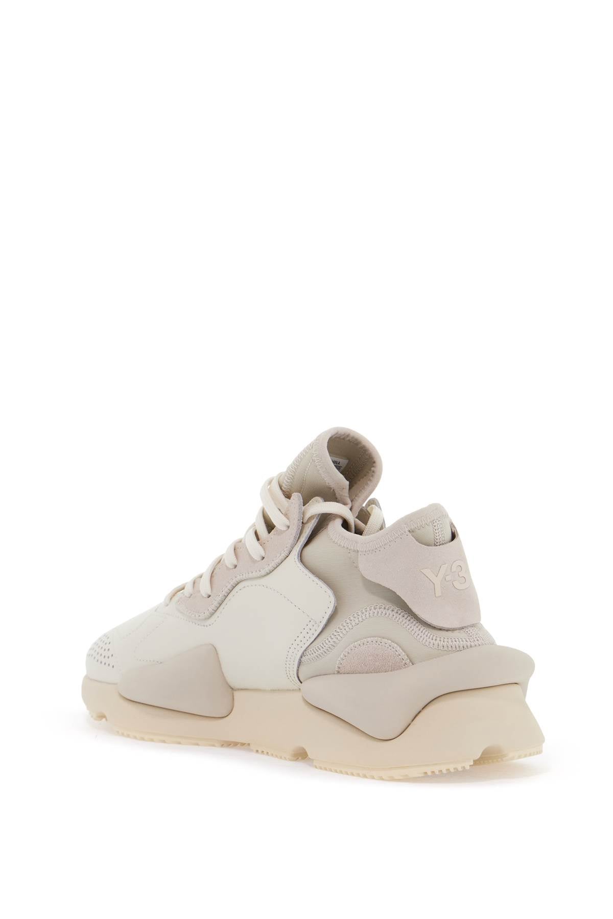 Y-3 Kaiwa Two-Tone Leather Sneakers image 2