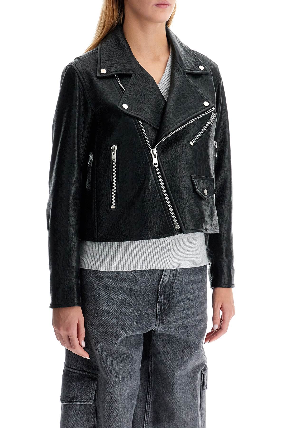 Ivy Oak Lenny Sue Leather Biker Jacket image 1