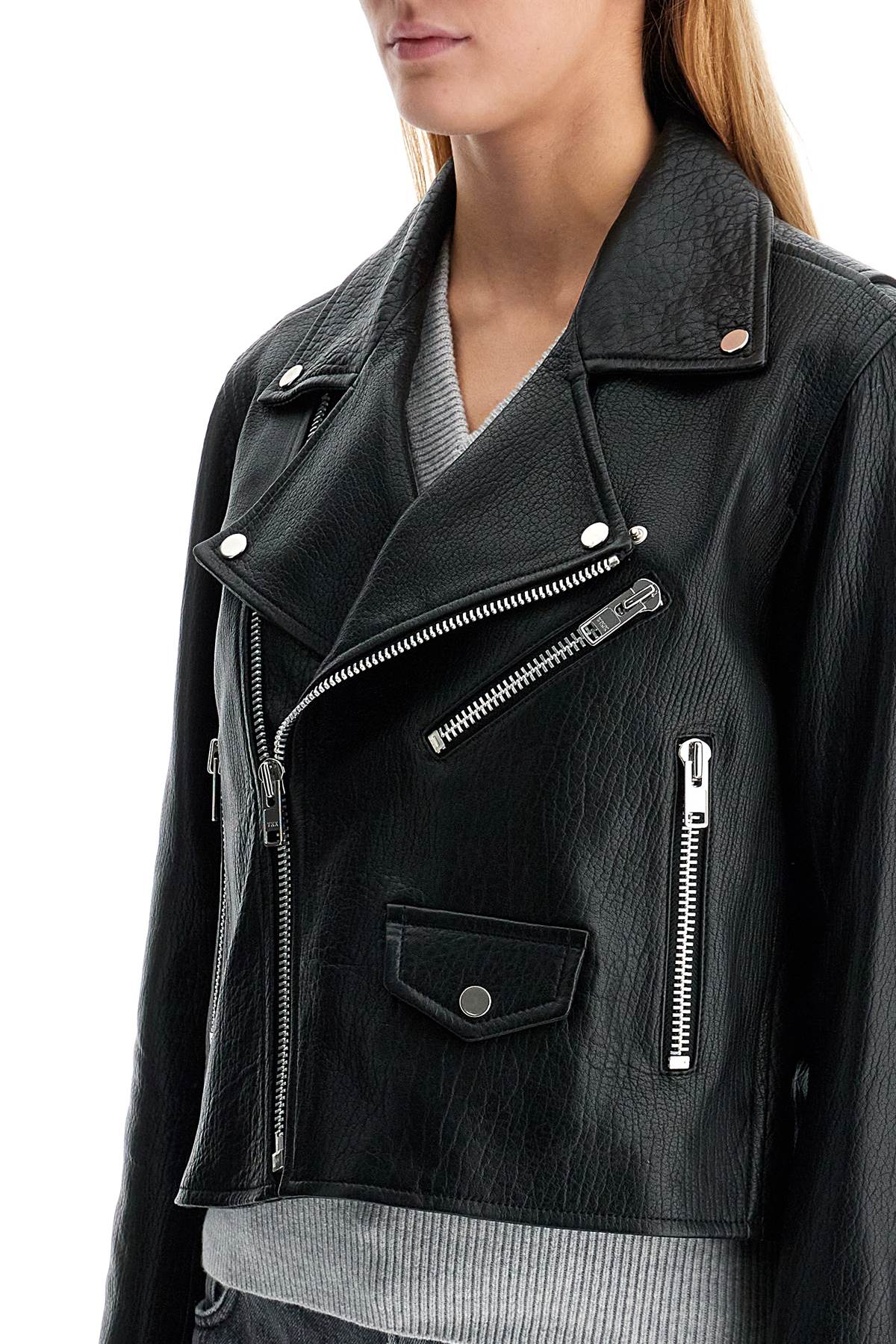 Ivy Oak Lenny Sue Leather Biker Jacket image 3