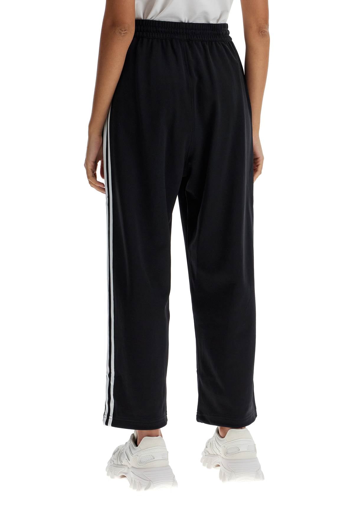 Y-3 Cropped Wide-Leg Joggers with Side Stripes image 2