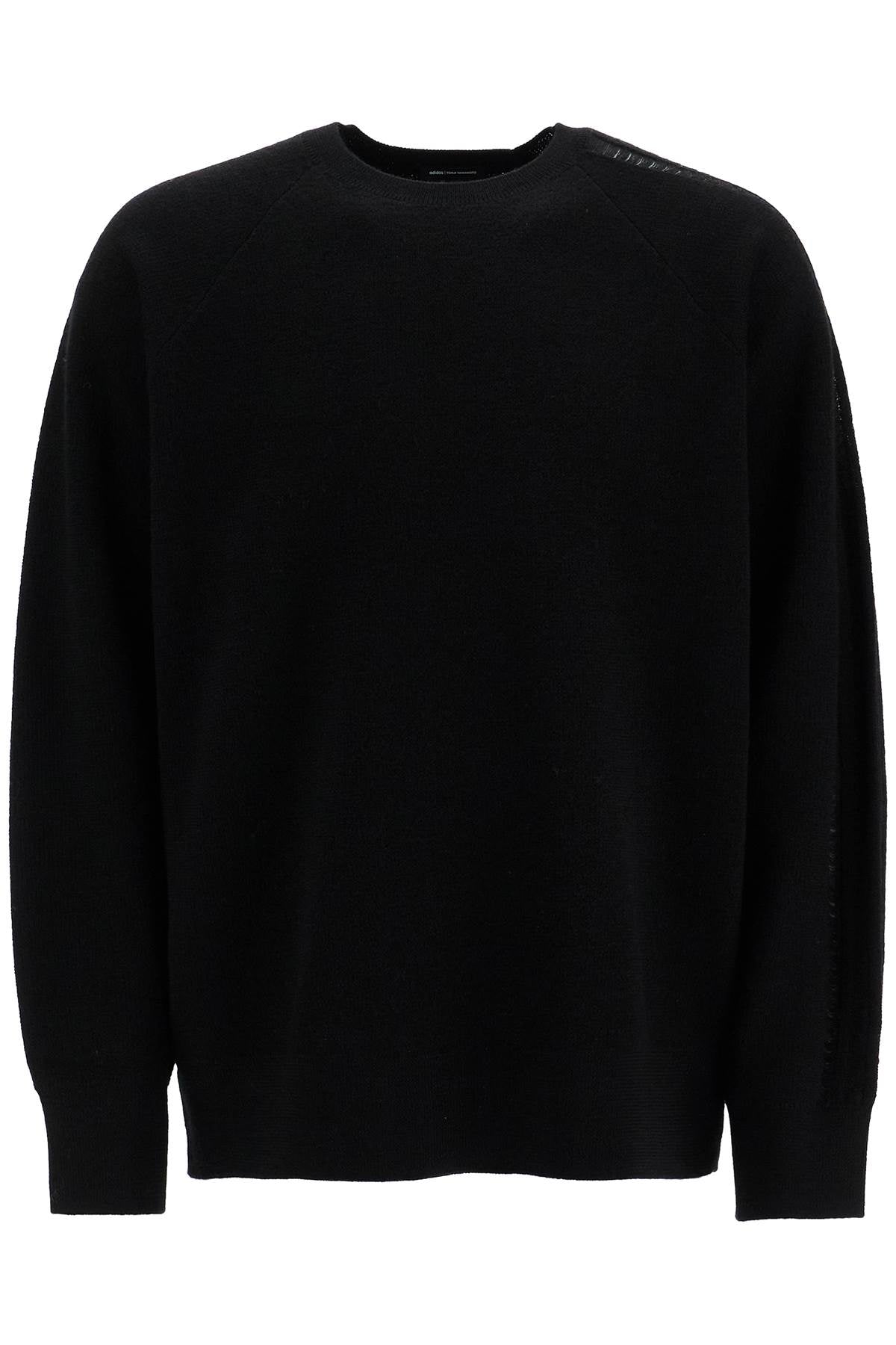 Y-3 Wool Crewneck Pullover with Jacquard Stripe image 0