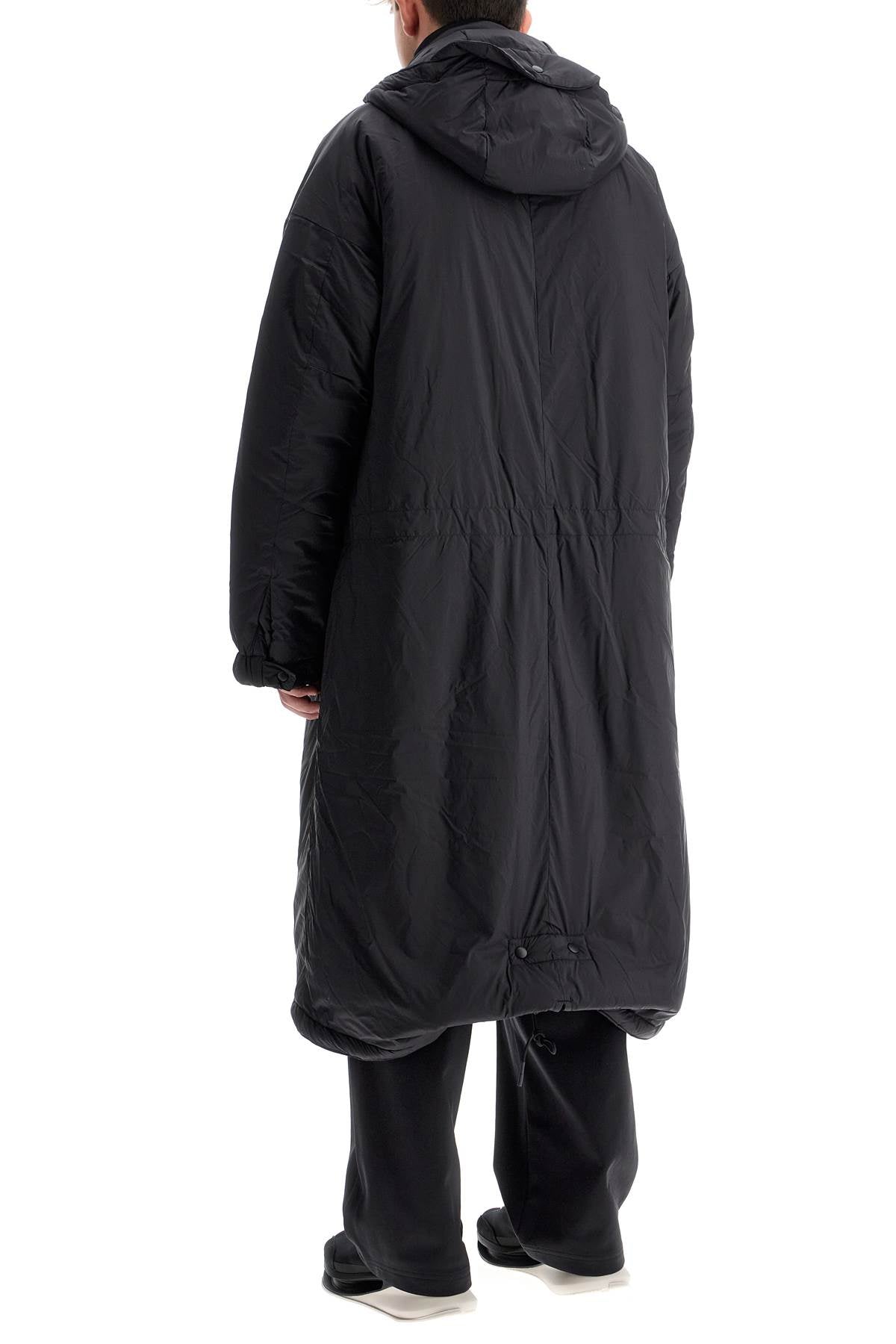 Y-3 Long Padded Nylon Parka Coat for Men image 2