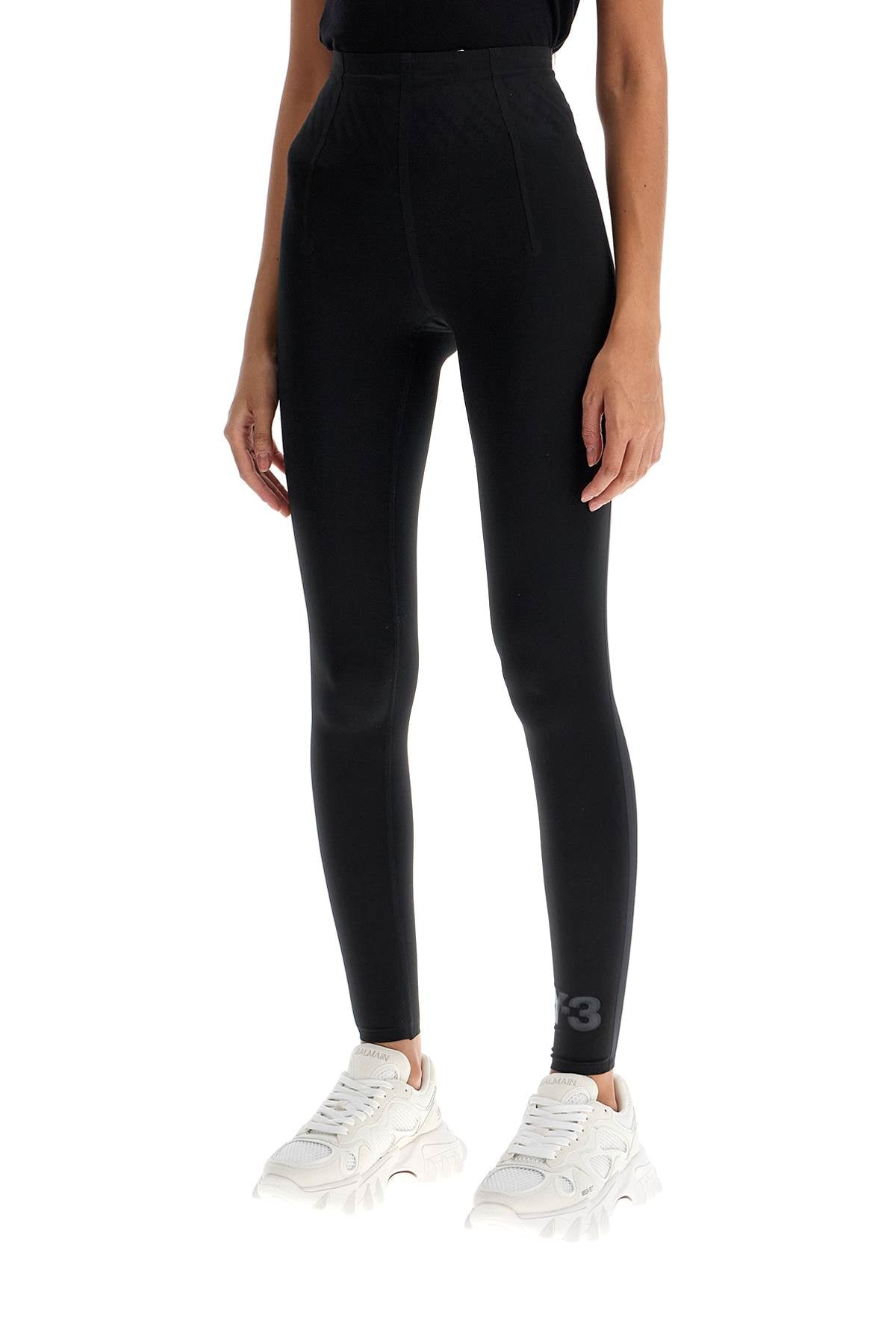 Y-3 Recycled Lycra Leggings with Logo Print image 3