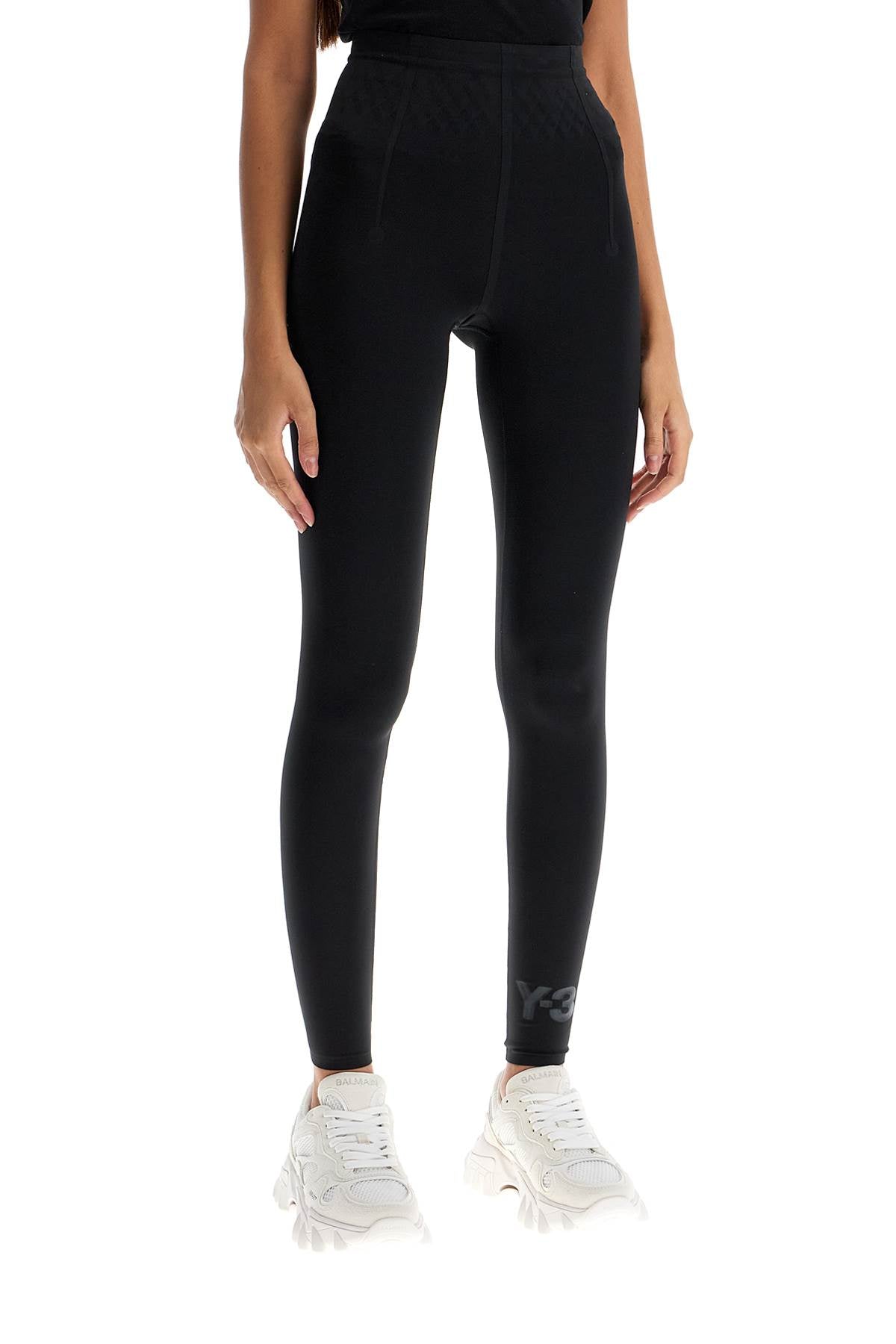 Y-3 Recycled Lycra Leggings with Logo Print image 1