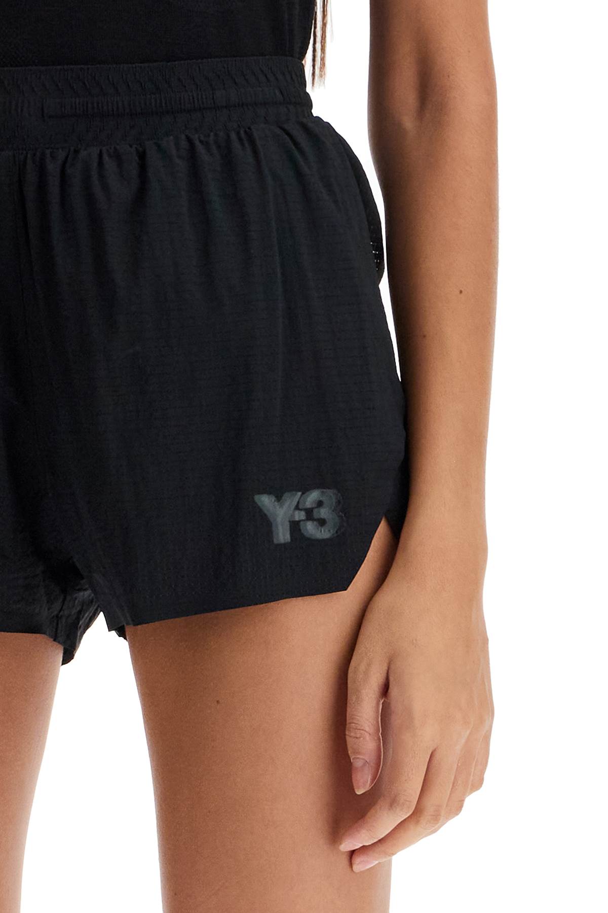 Y-3 Perforated Lycra Running Shorts image 3