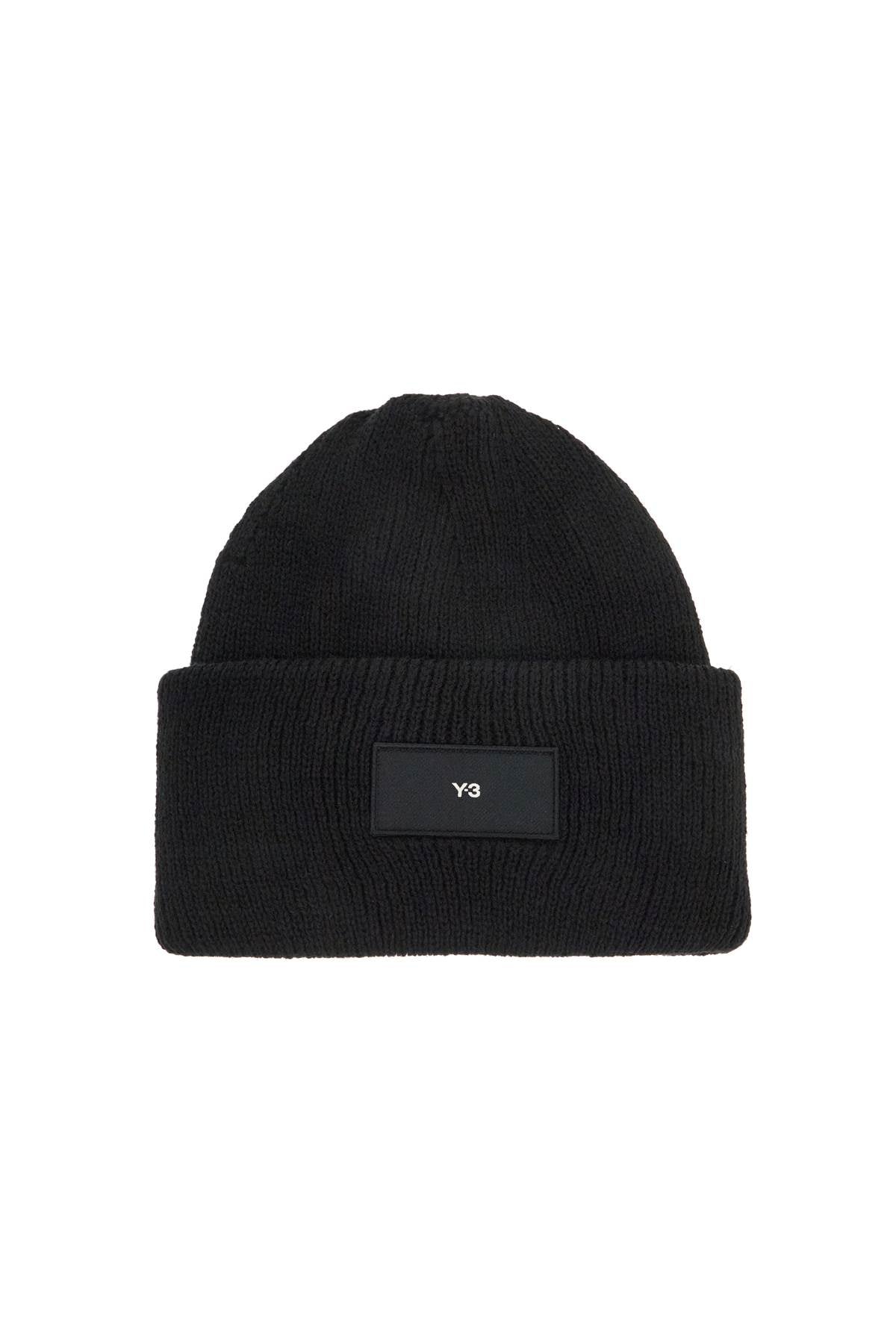 Y-3 Classic Ribbed Wool Beanie Hat image 0