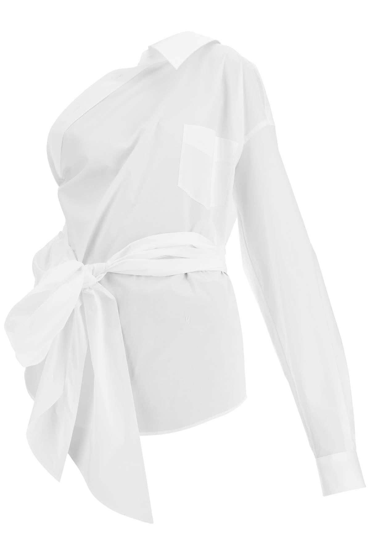 Moschino one-shoulder poplin stretch image 0