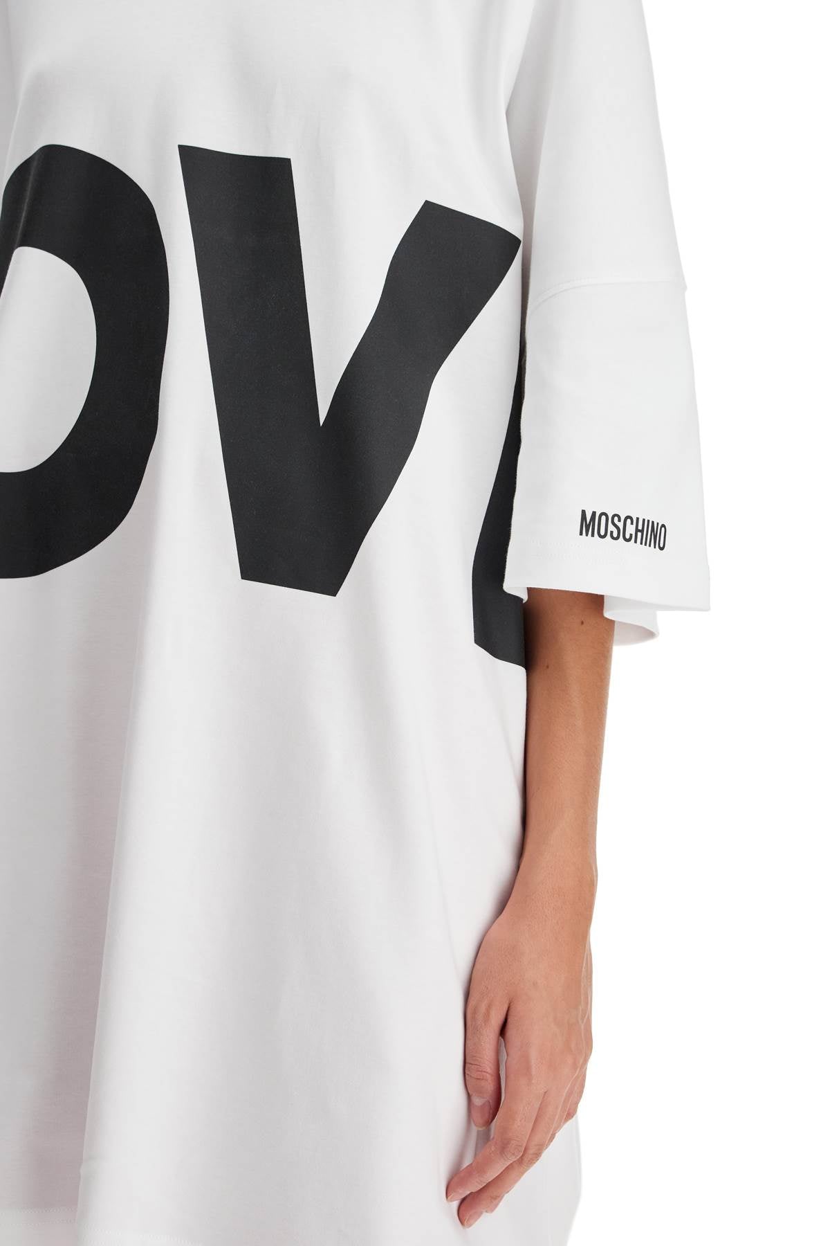 Moschino 'Love' Graphic Cotton T-Shirt Dress image 3