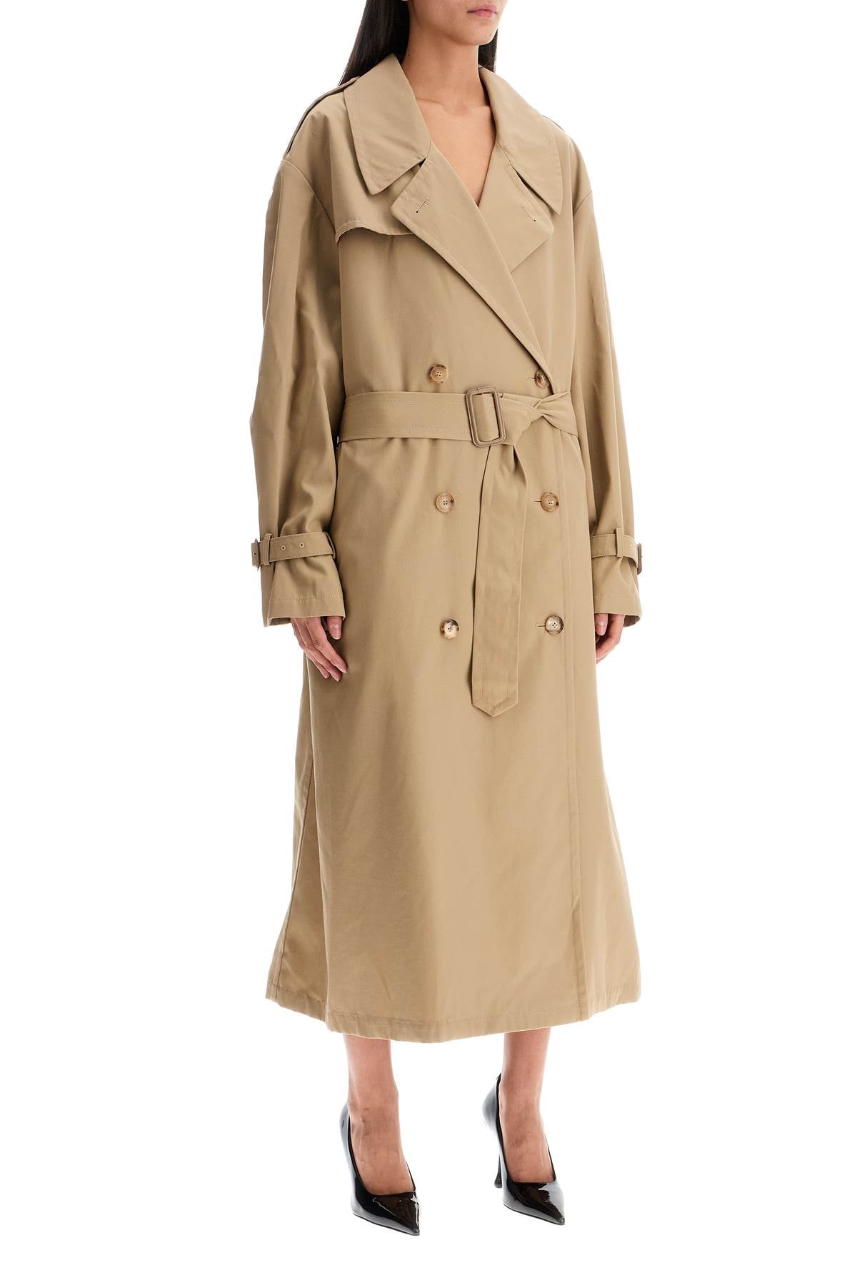 Moschino Oversized Double-Breasted Trench Coat image 1