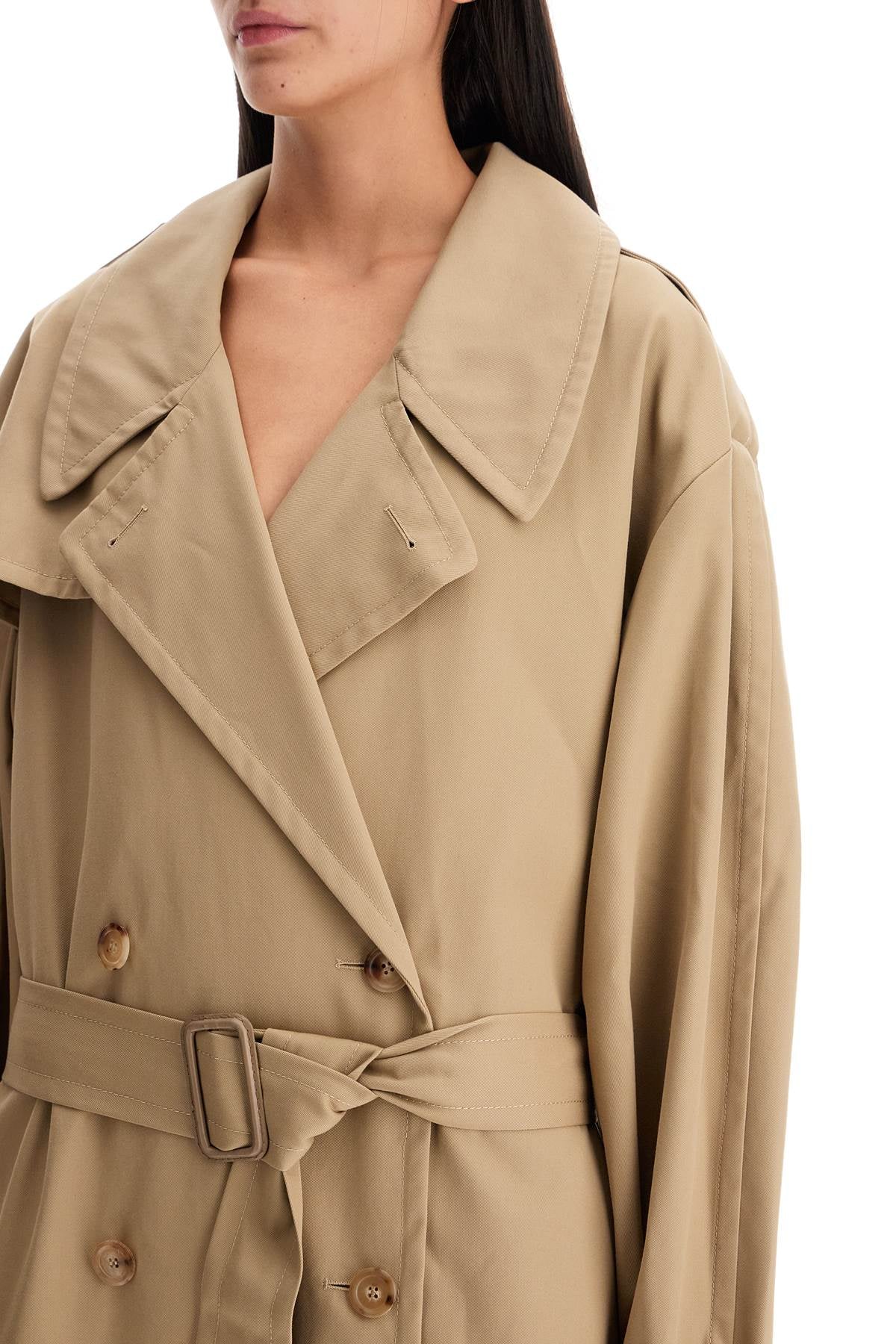 Moschino Oversized Double-Breasted Trench Coat image 3