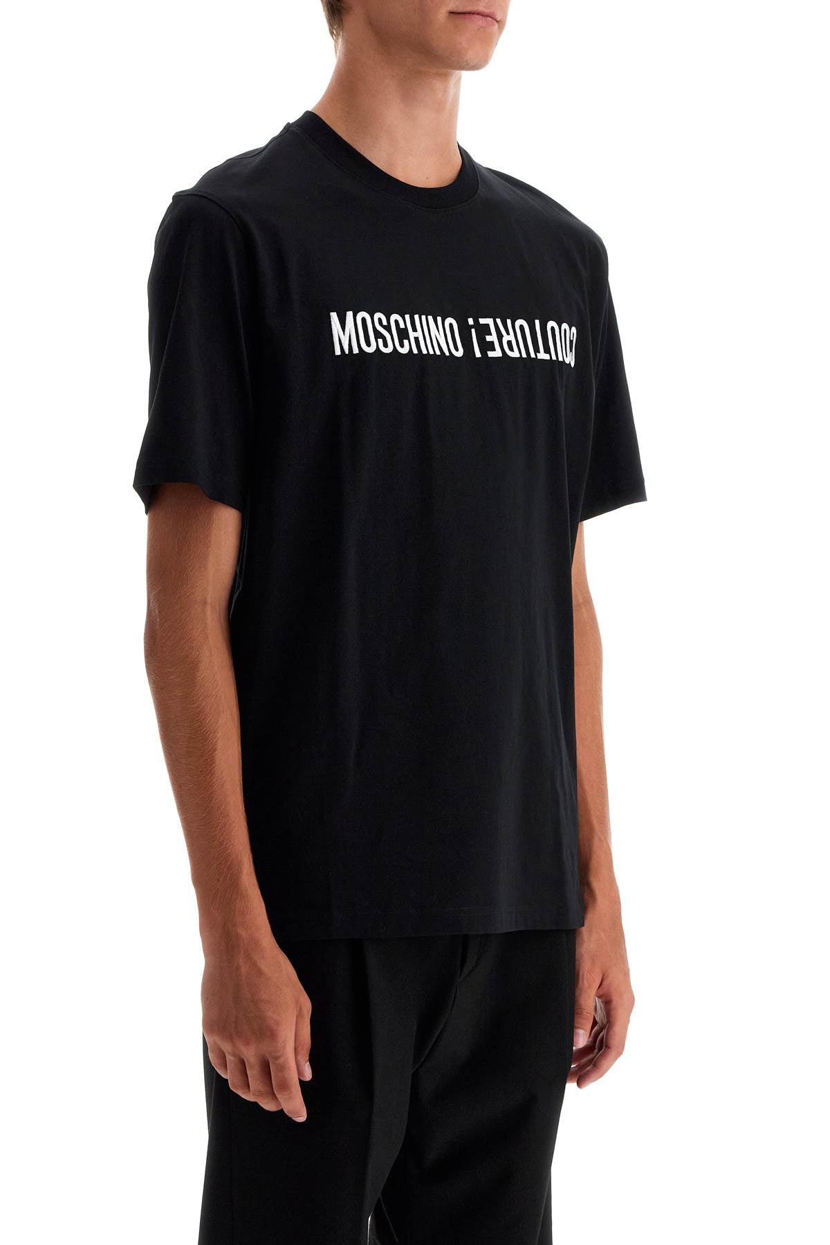 Moschino t-shirt with embroidered lettering image 1