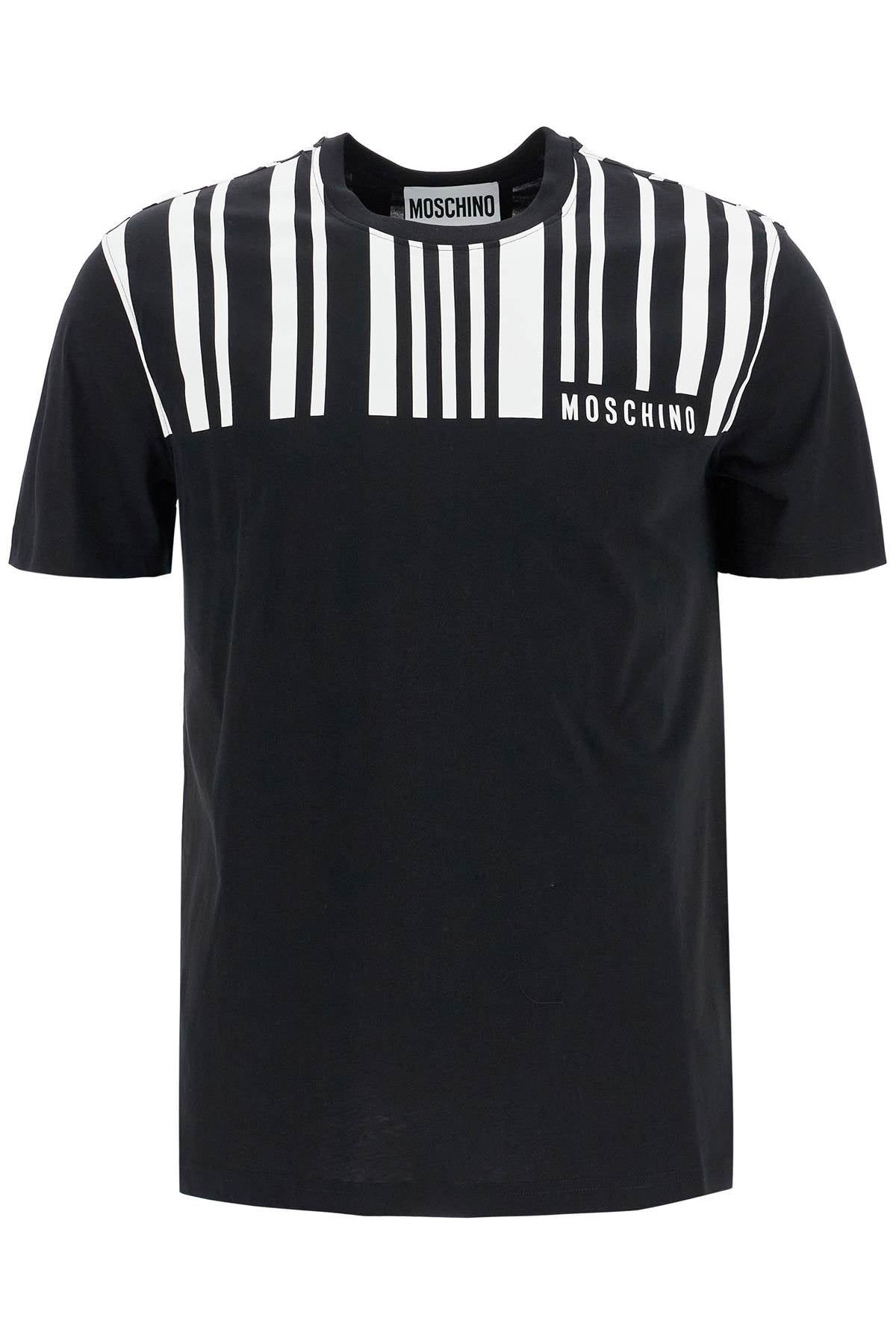 Moschino Barcode Print Cotton T-Shirt image 0