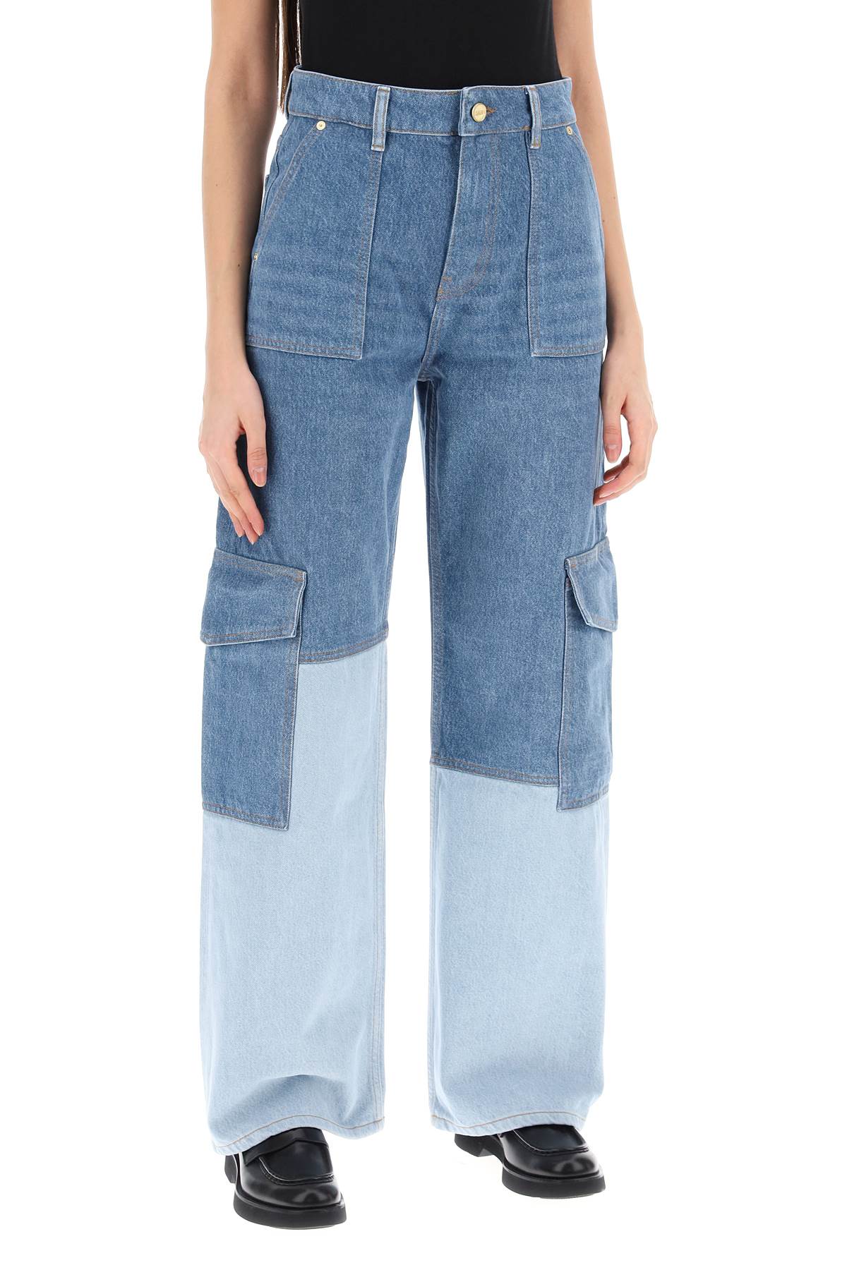 Ganni Angi High Waist Straight Leg Organic Cotton Jeans image 1