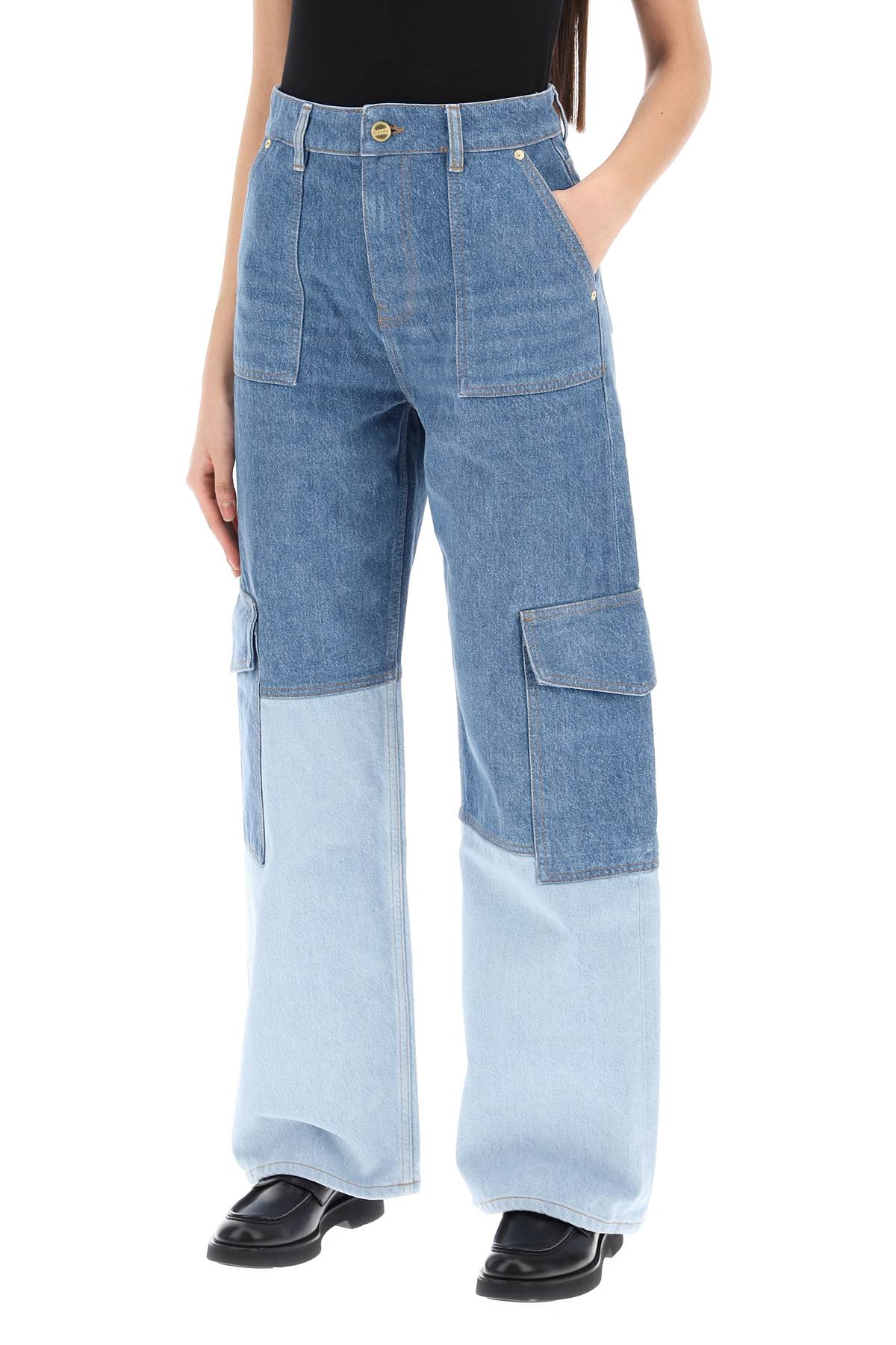 Ganni Angi High Waist Straight Leg Organic Cotton Jeans image 3