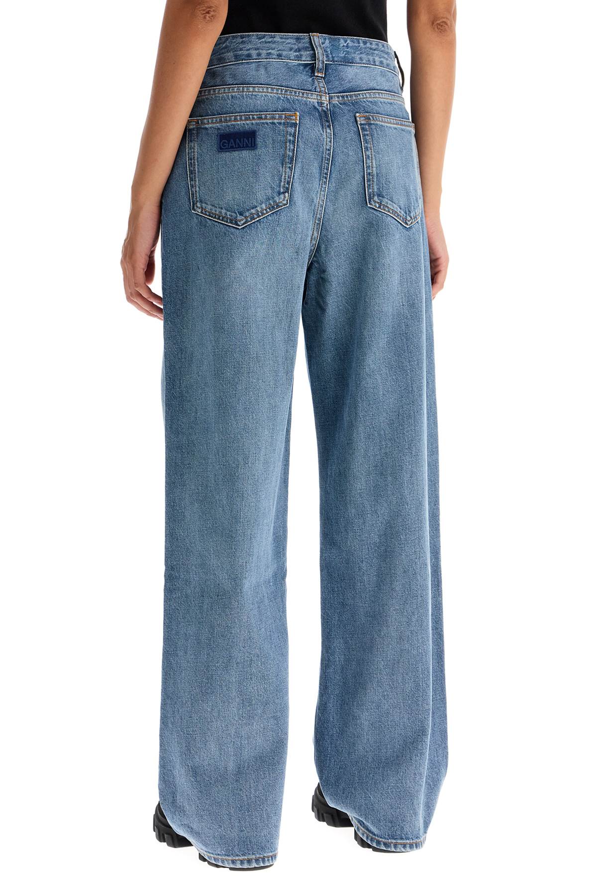 Ganni baggy jeans with iz image 2