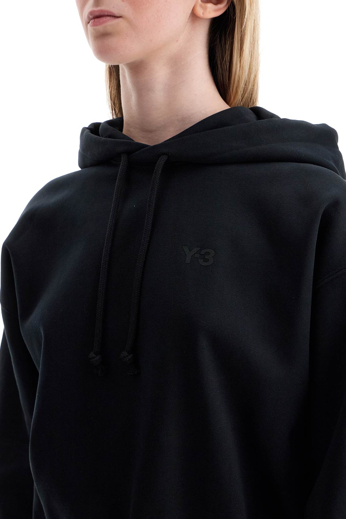 Y-3 boxy hoodie with hood image 3