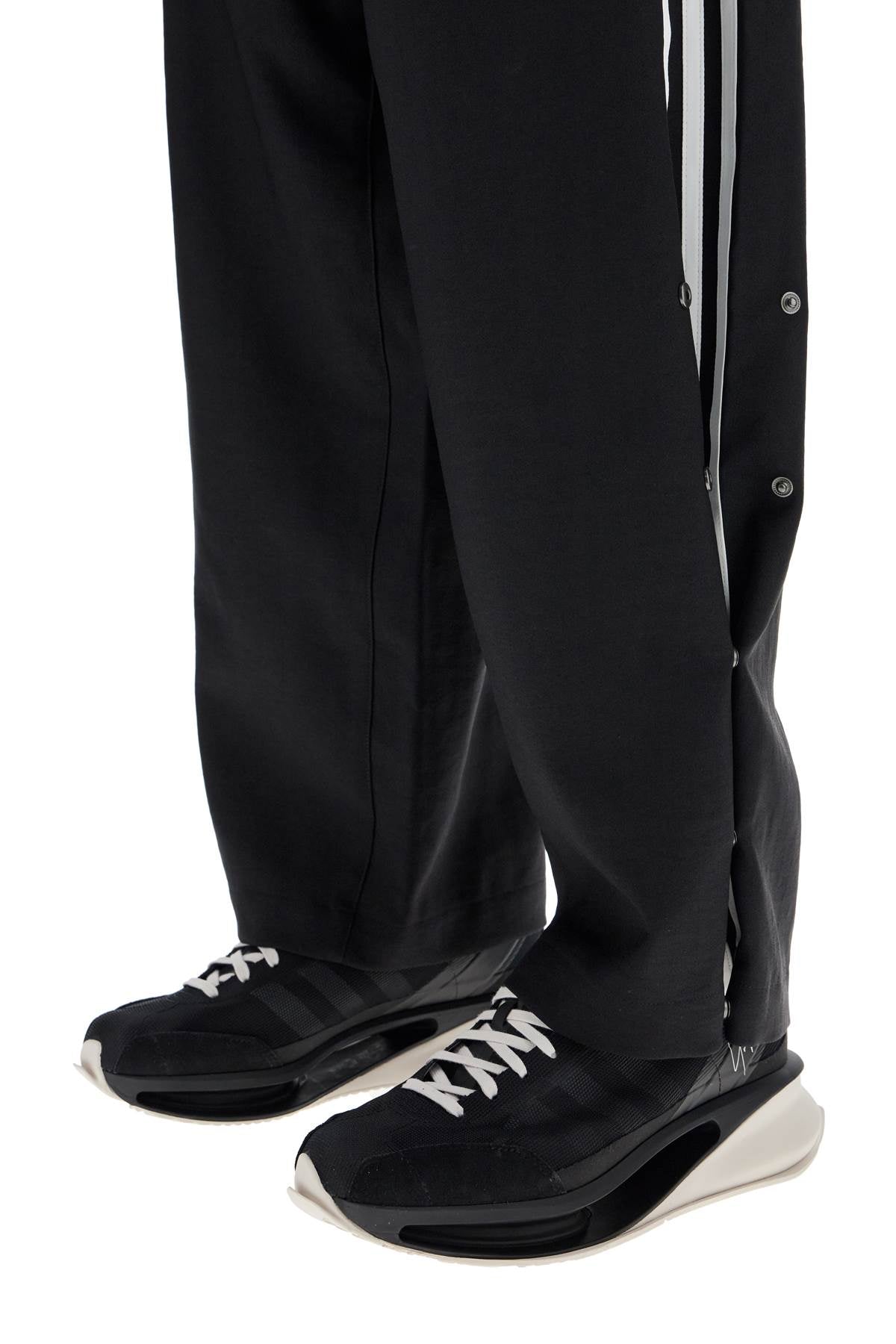 Y-3 Recycled Twill 3-Stripes Wide Leg Pants image 3