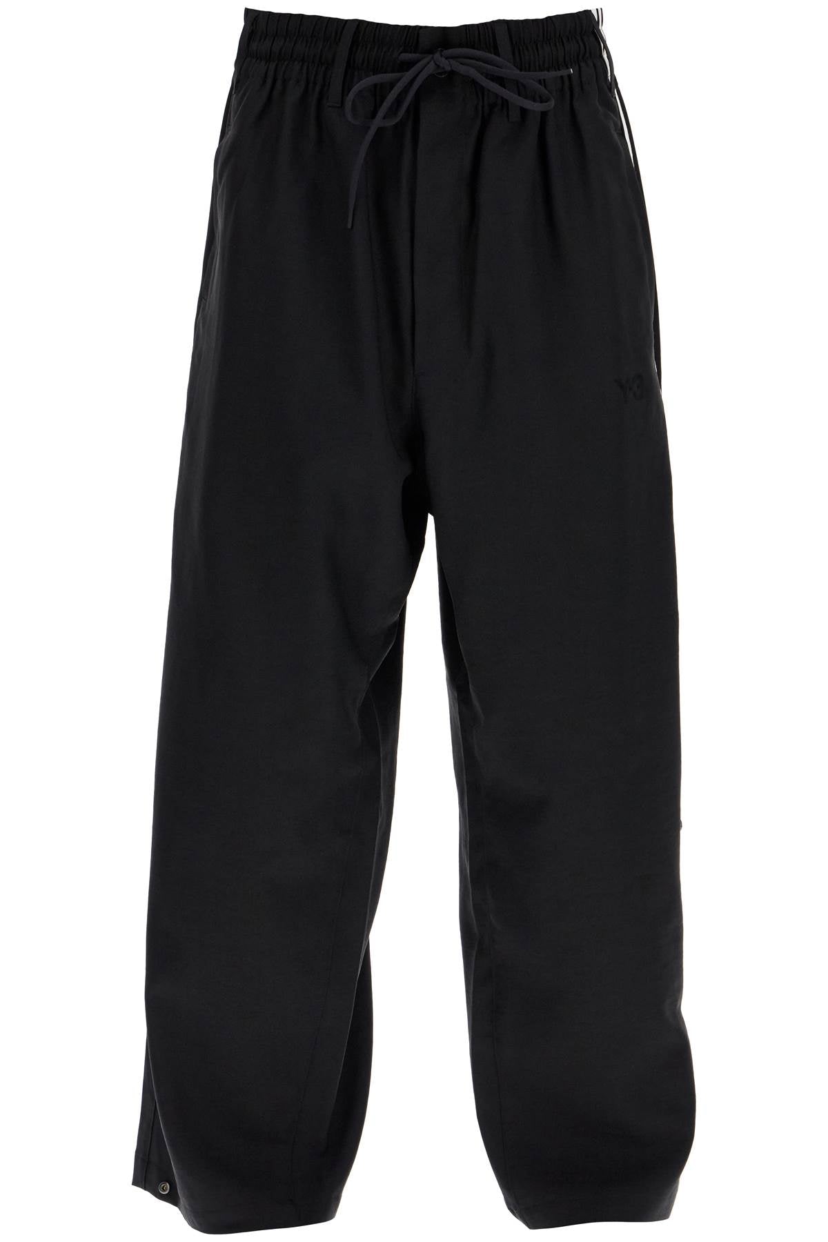 Y-3 Recycled Twill 3-Stripes Wide Leg Pants image 0