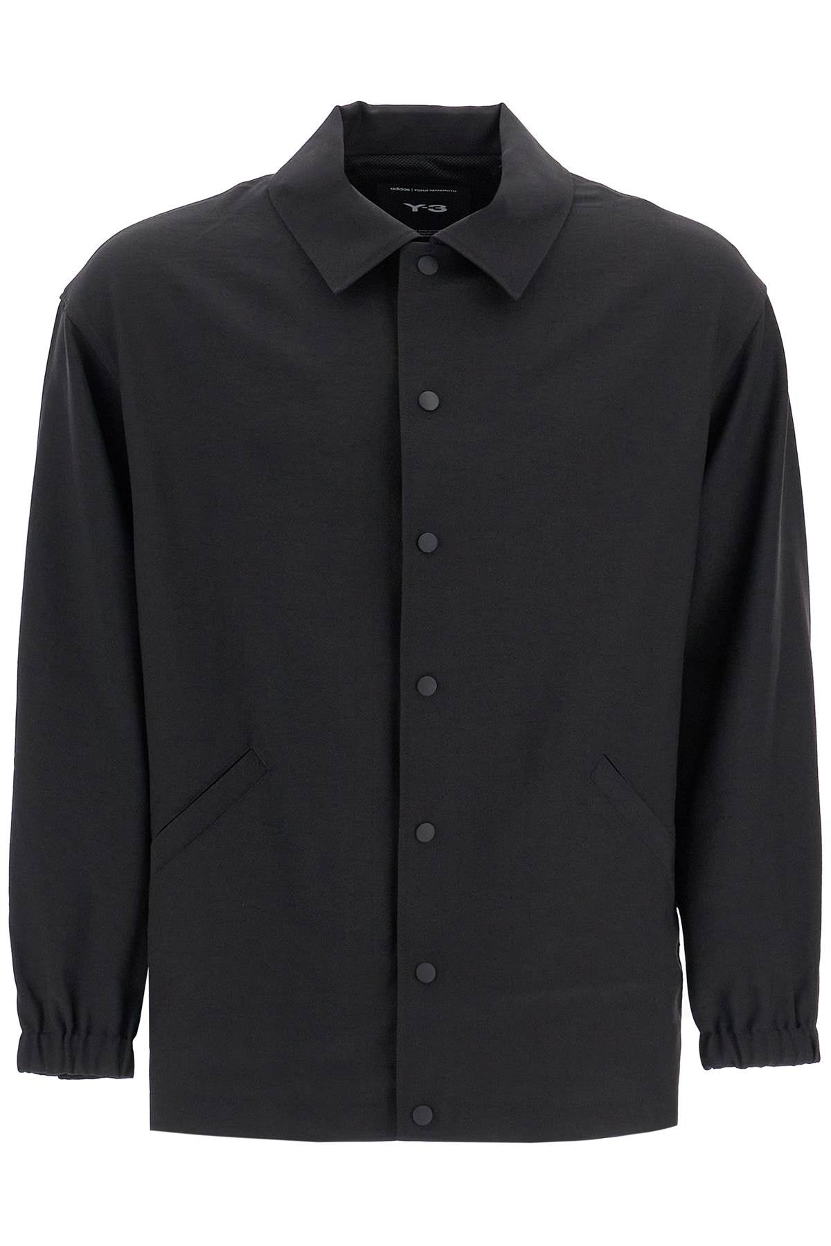 Y-3 3-Stripes Relaxed Fit Overshirt image 0