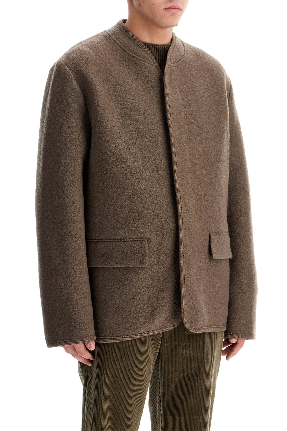 RIER Short Walker Coat - Lightweight Wool Felt image 1