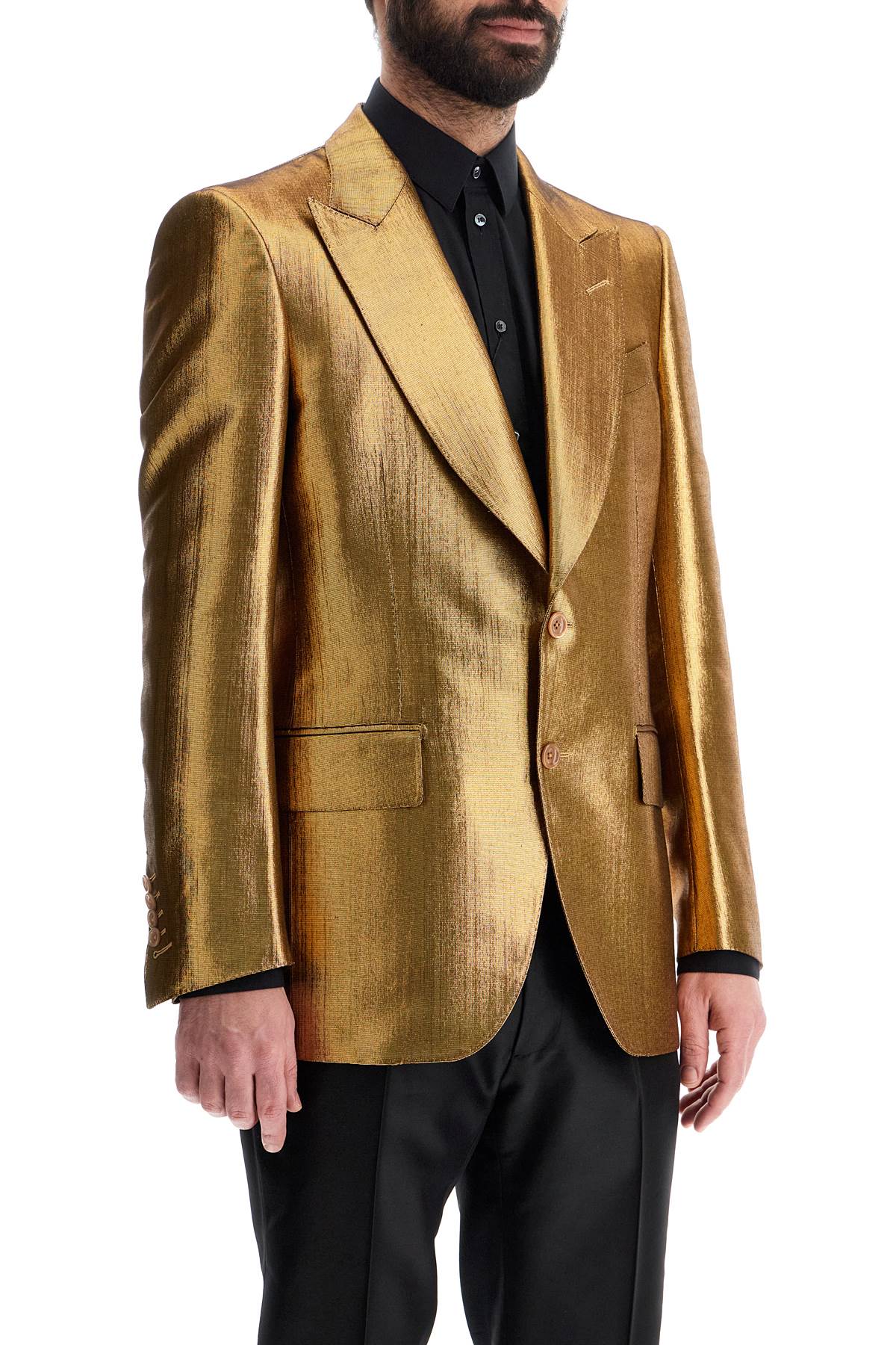 Tom Ford elegant single-breasted bronze jacket made in italy image 1