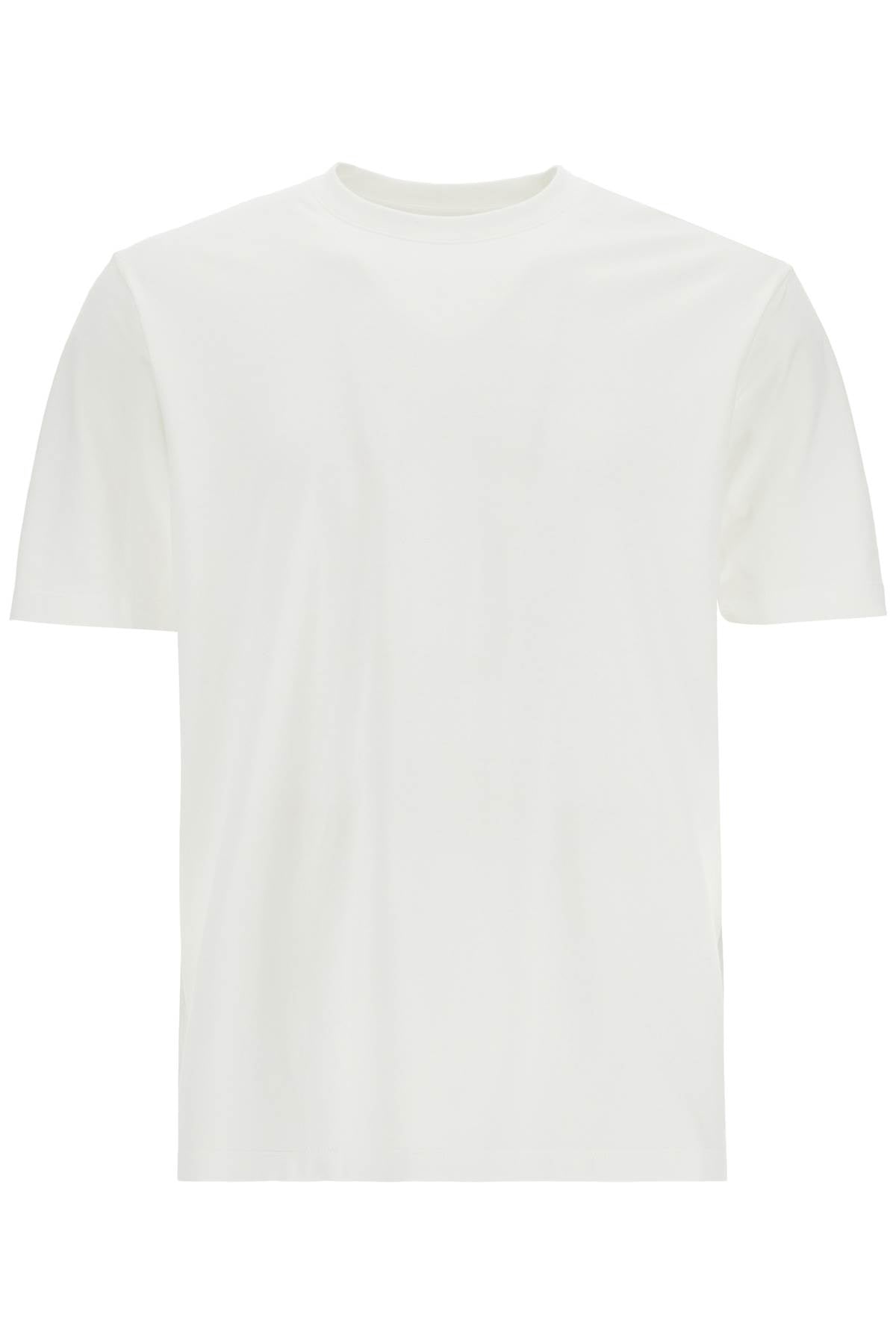 Y-3 white cotton t-shirt with "uniform of the streets" print image 0