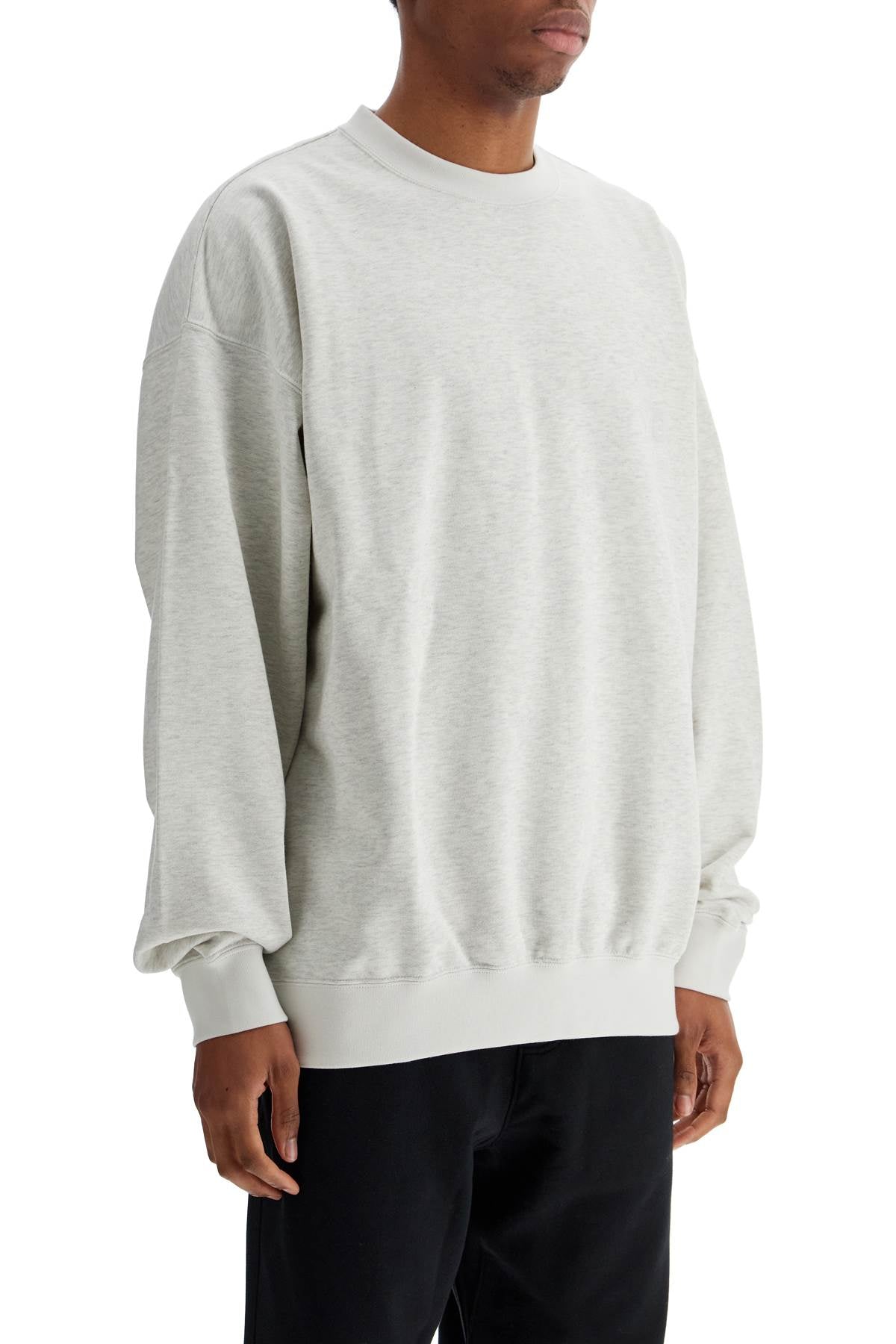 Y-3 light grey soft cotton and polyester sweatshirt image 1