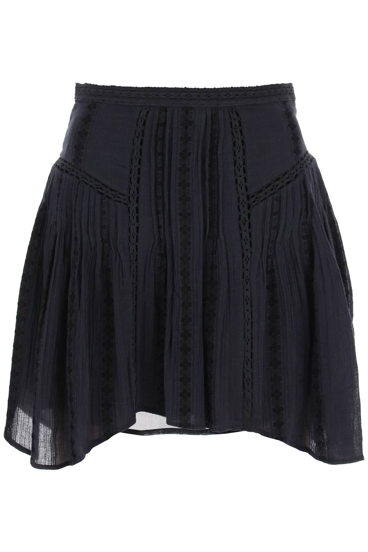 Isabel Marant Etoile jorena mini skirt with lace inserts image 0