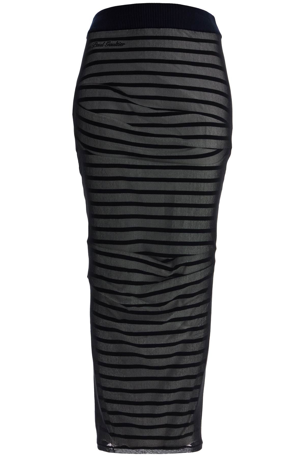 JEAN PAUL GAULTIER "striped skirt in image 0