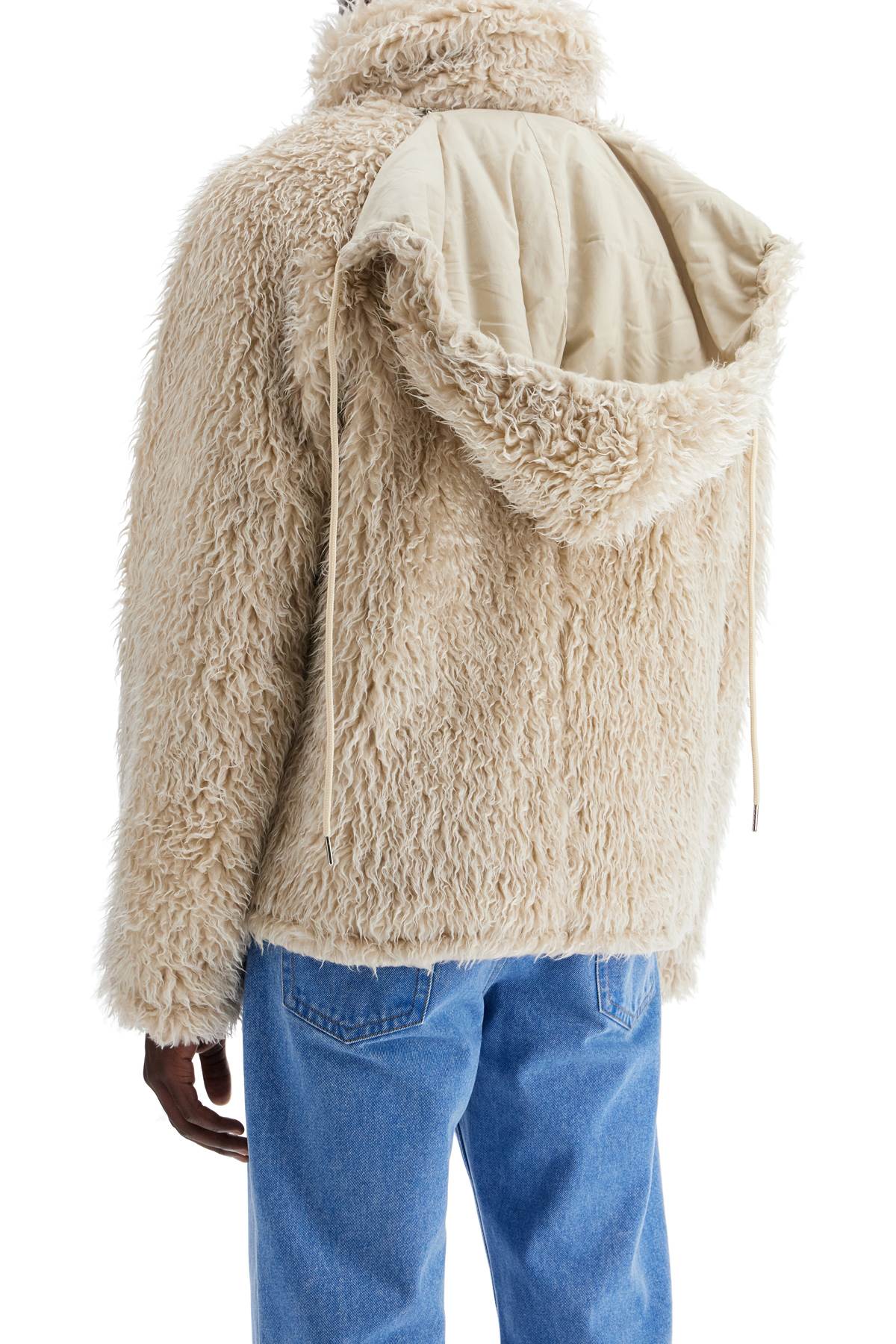 Marni Faux Fur Jacket with Removable Hood image 2