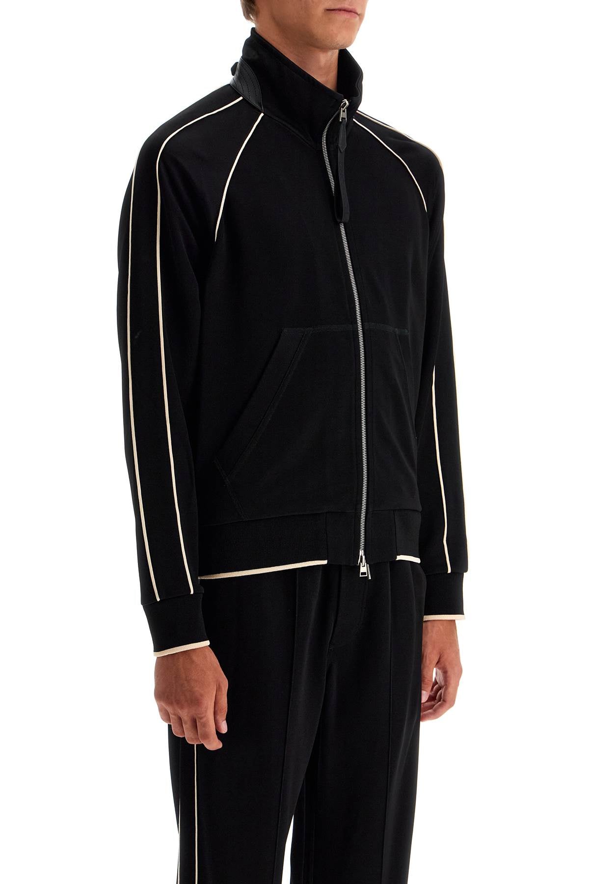 Tom Ford "v-neck viscose zip-up image 1