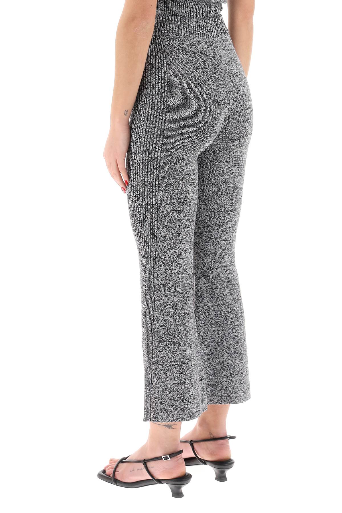 Ganni stretch knit cropped pants image 2