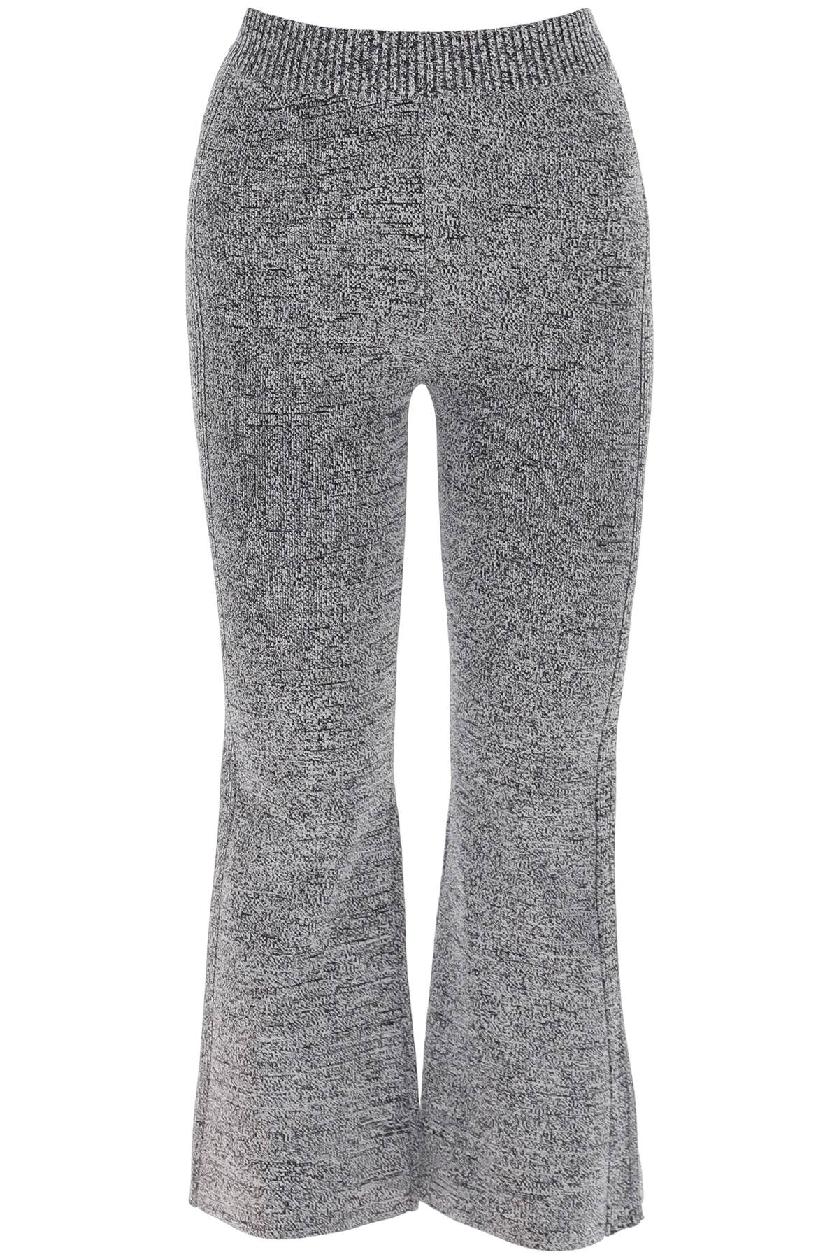 Ganni stretch knit cropped pants image 0