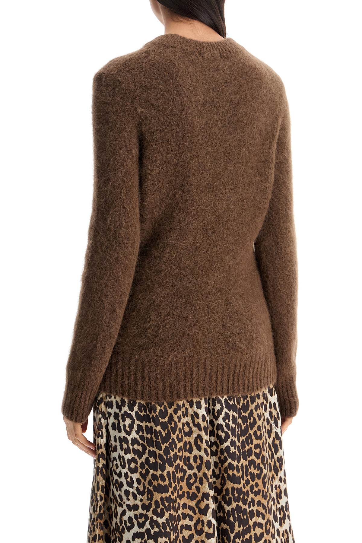 Ganni Alpaca Blend Crew Neck Pullover image 2