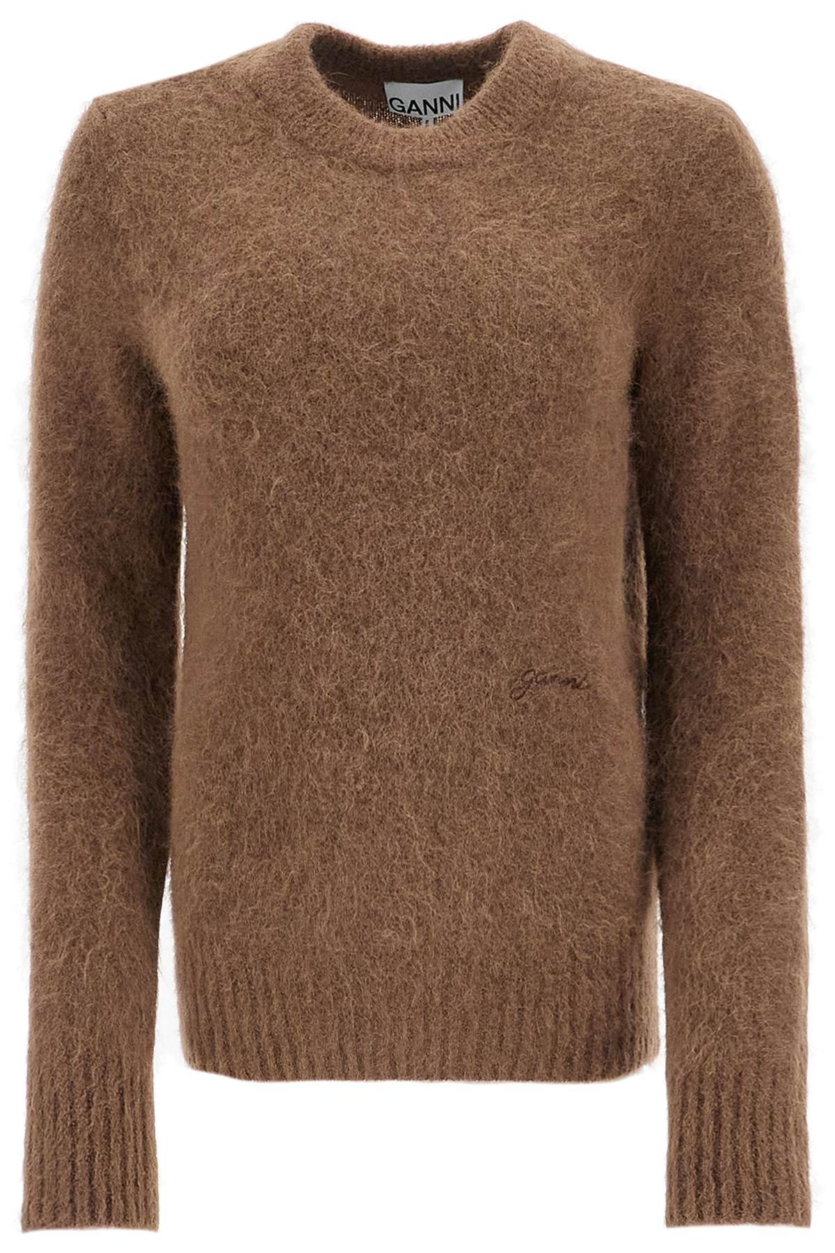 Ganni Alpaca Blend Crew Neck Pullover image 0