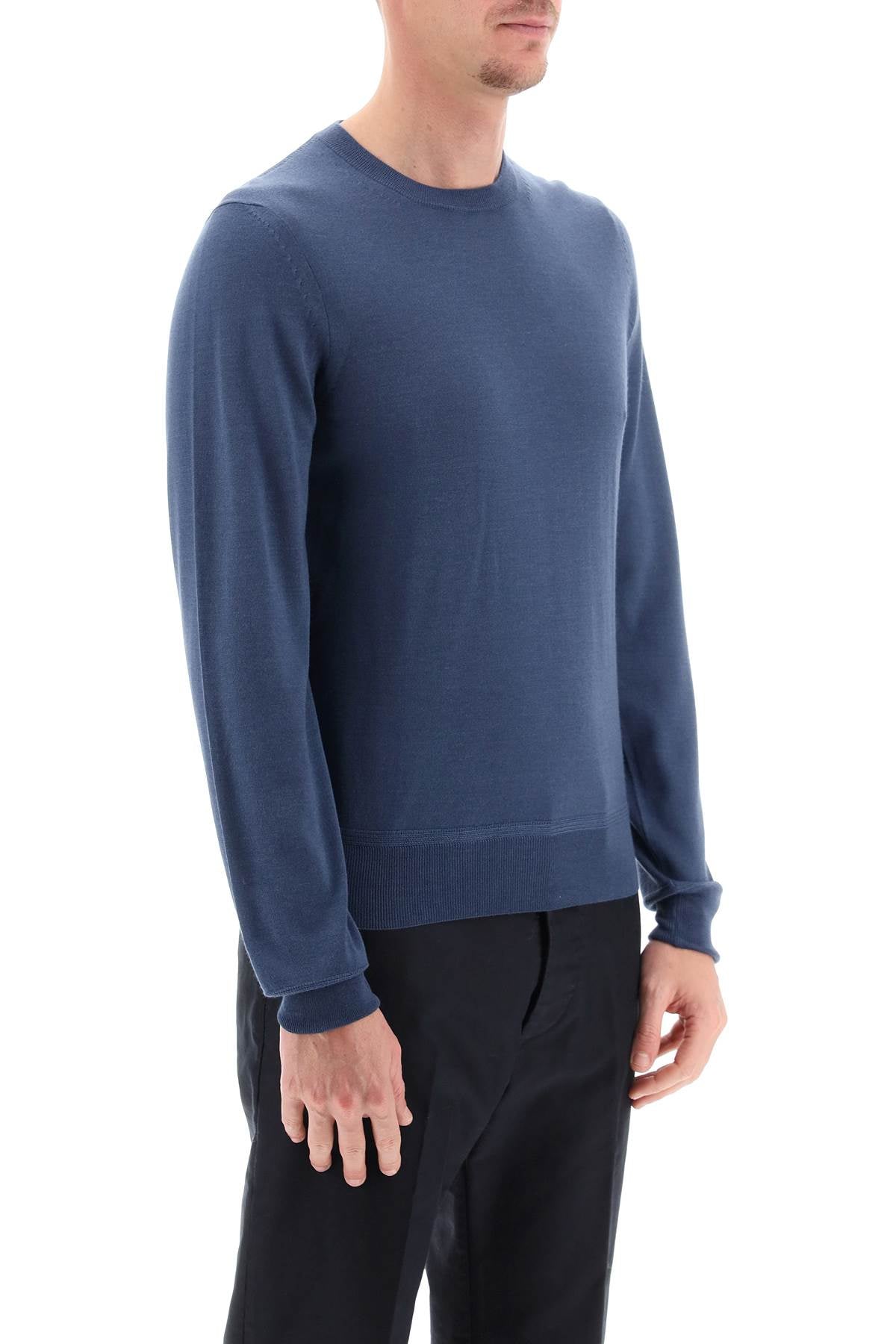 Tom Ford Light Silk-Cashmere Crewneck Sweater image 1