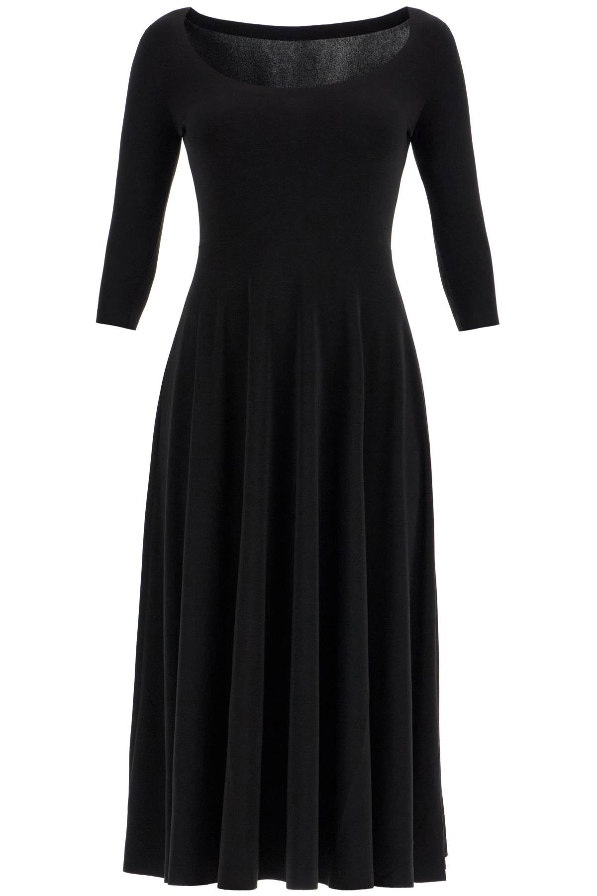 Norma Kamali Reversible V-Neck Midi Dress image 0