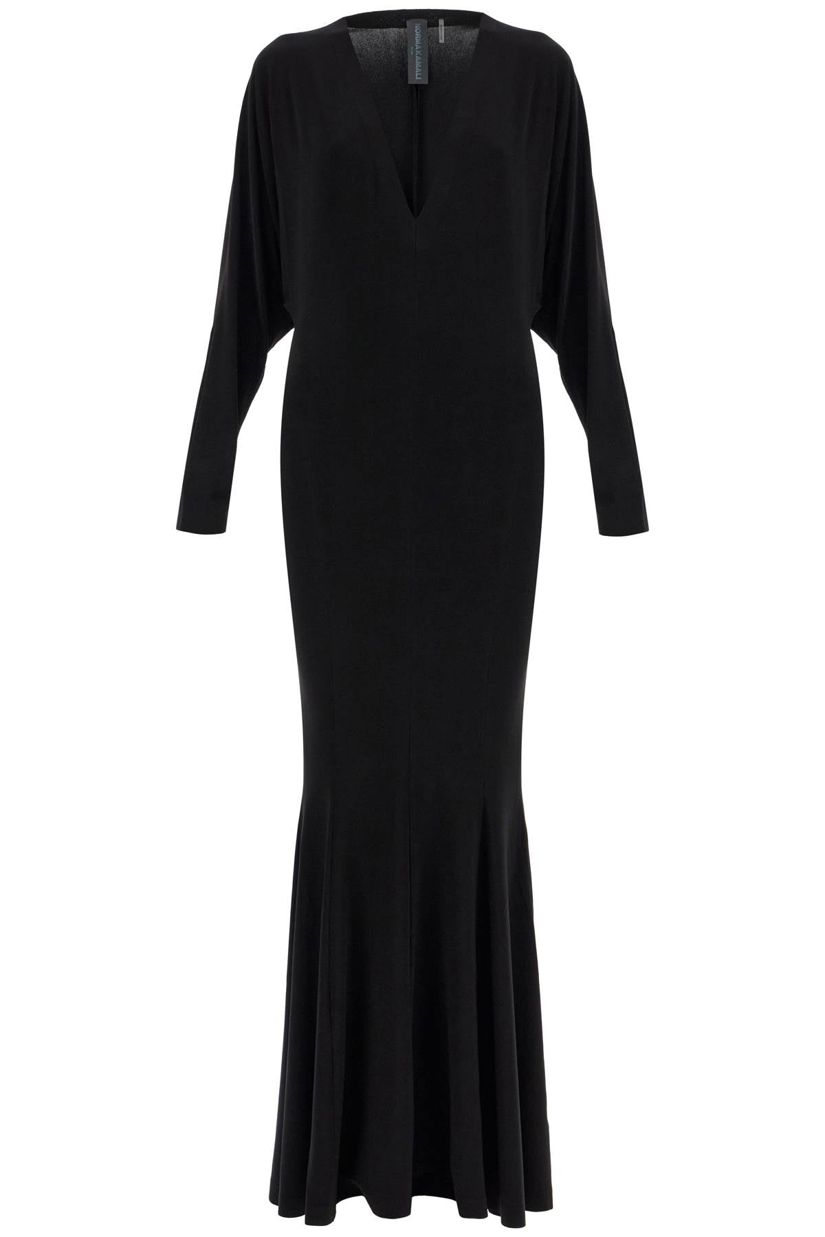 Norma Kamali Long Mermaid Dress with Dolman Sleeves image 0