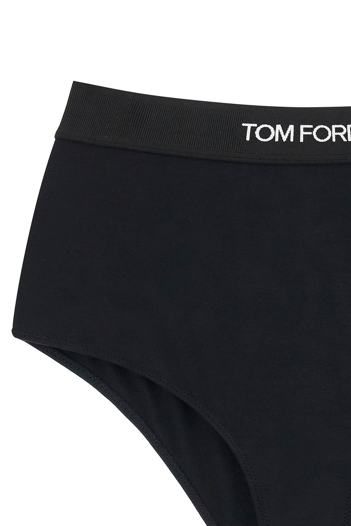 Tom Ford High-Waisted Underwear Briefs with Logo Band image 2