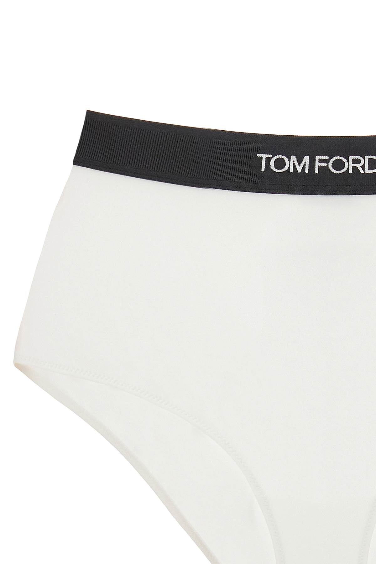 Tom Ford high-waisted underwear briefs with logo band image 2