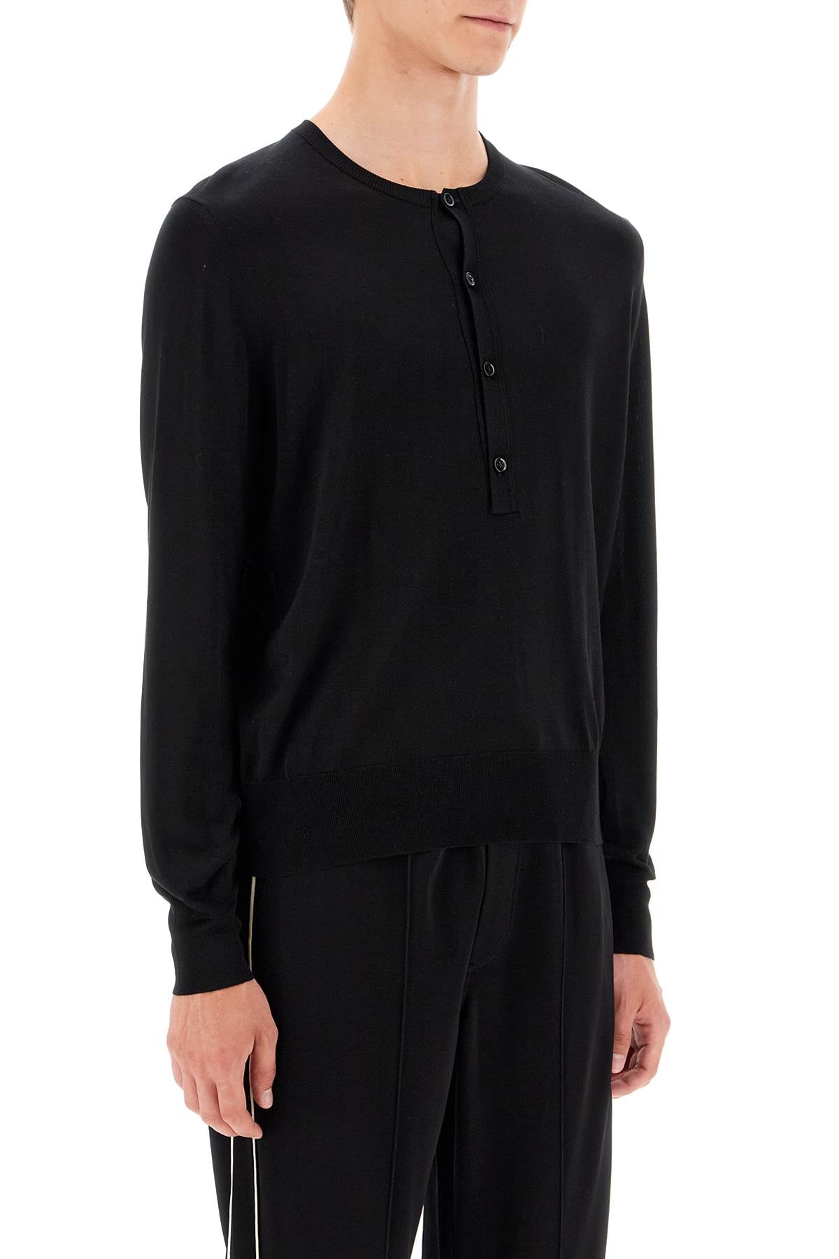 Tom Ford silk henley neckline pullover set image 1