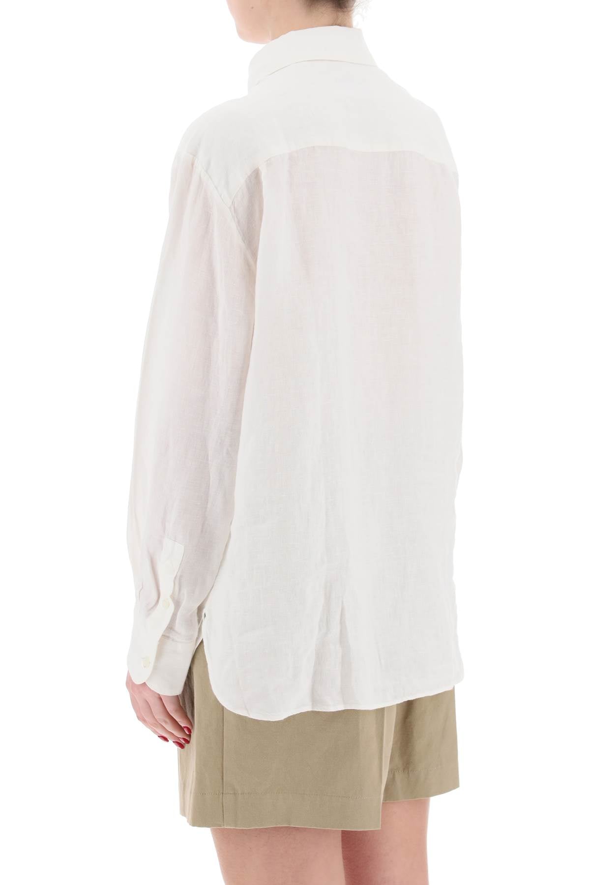 A.P.C. linen sela shirt for image 2