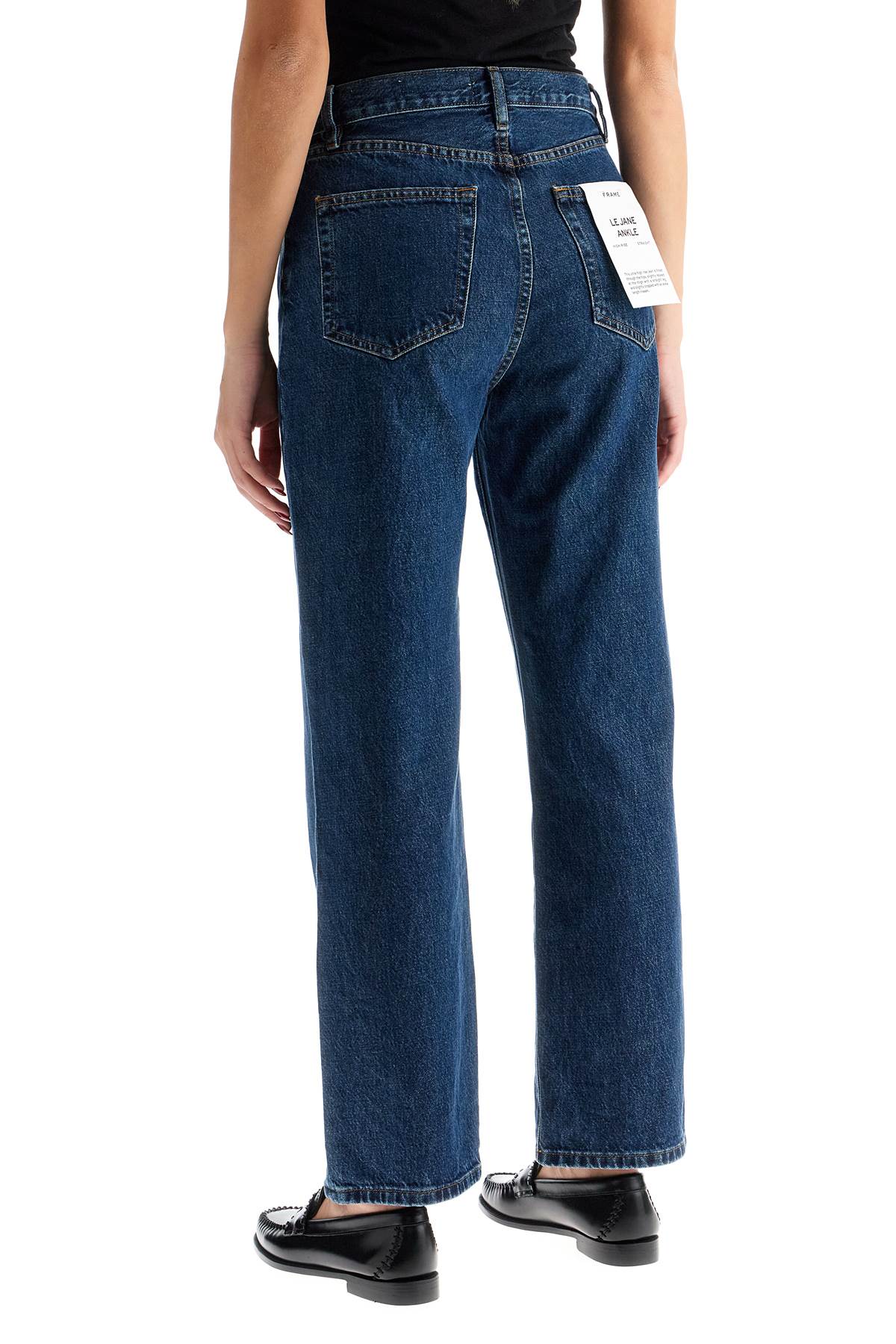 Le Jane FRAME Cropped Ankle Jeans: High-Waisted Straight Leg Jeans image 2