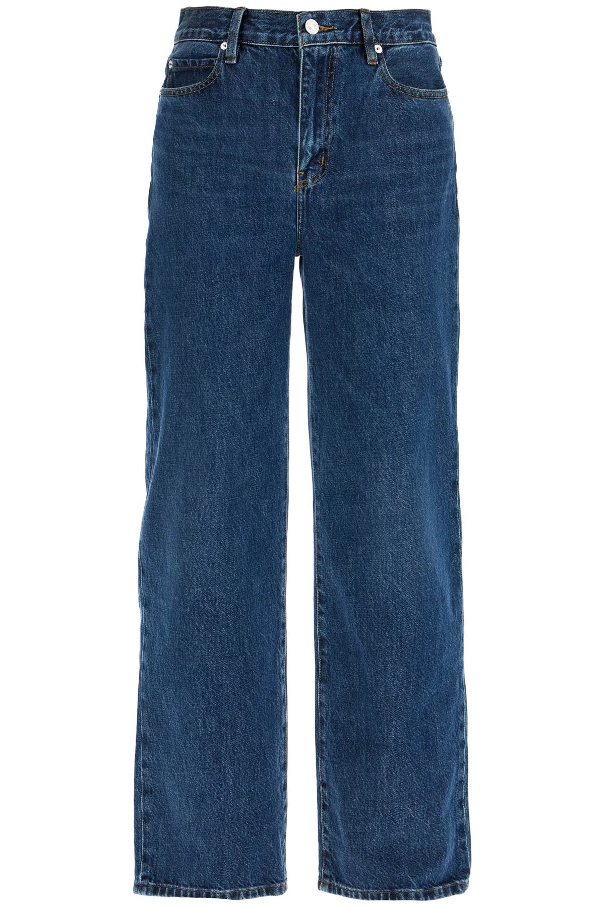 Le Jane FRAME Cropped Ankle Jeans: High-Waisted Straight Leg Jeans image 0